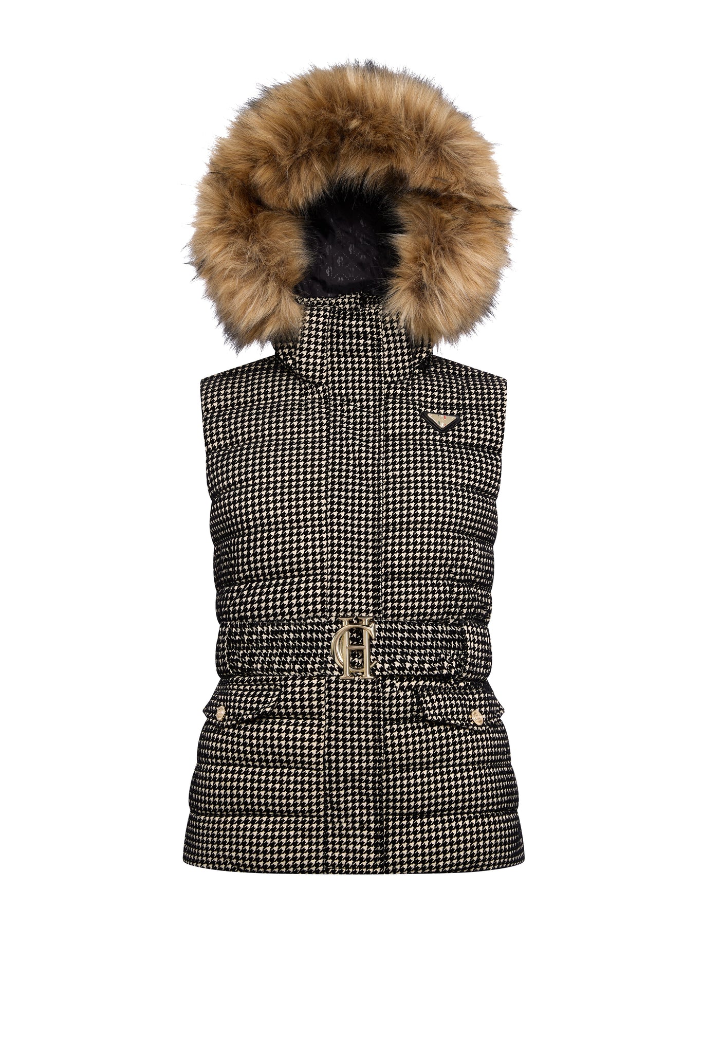 Moritz Gilet (Ecru Mini Flock)