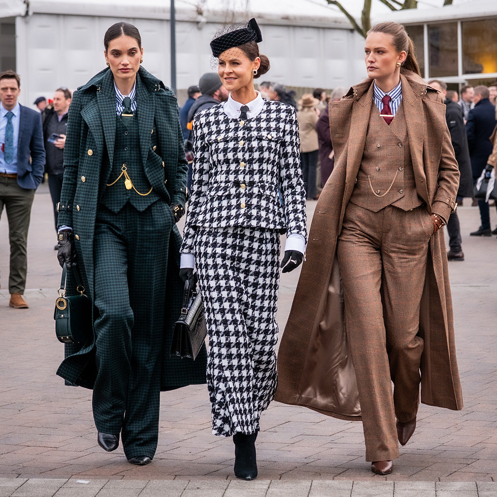Full Length Marlborough Trench Coat (Red Tartan) – Holland Cooper US
