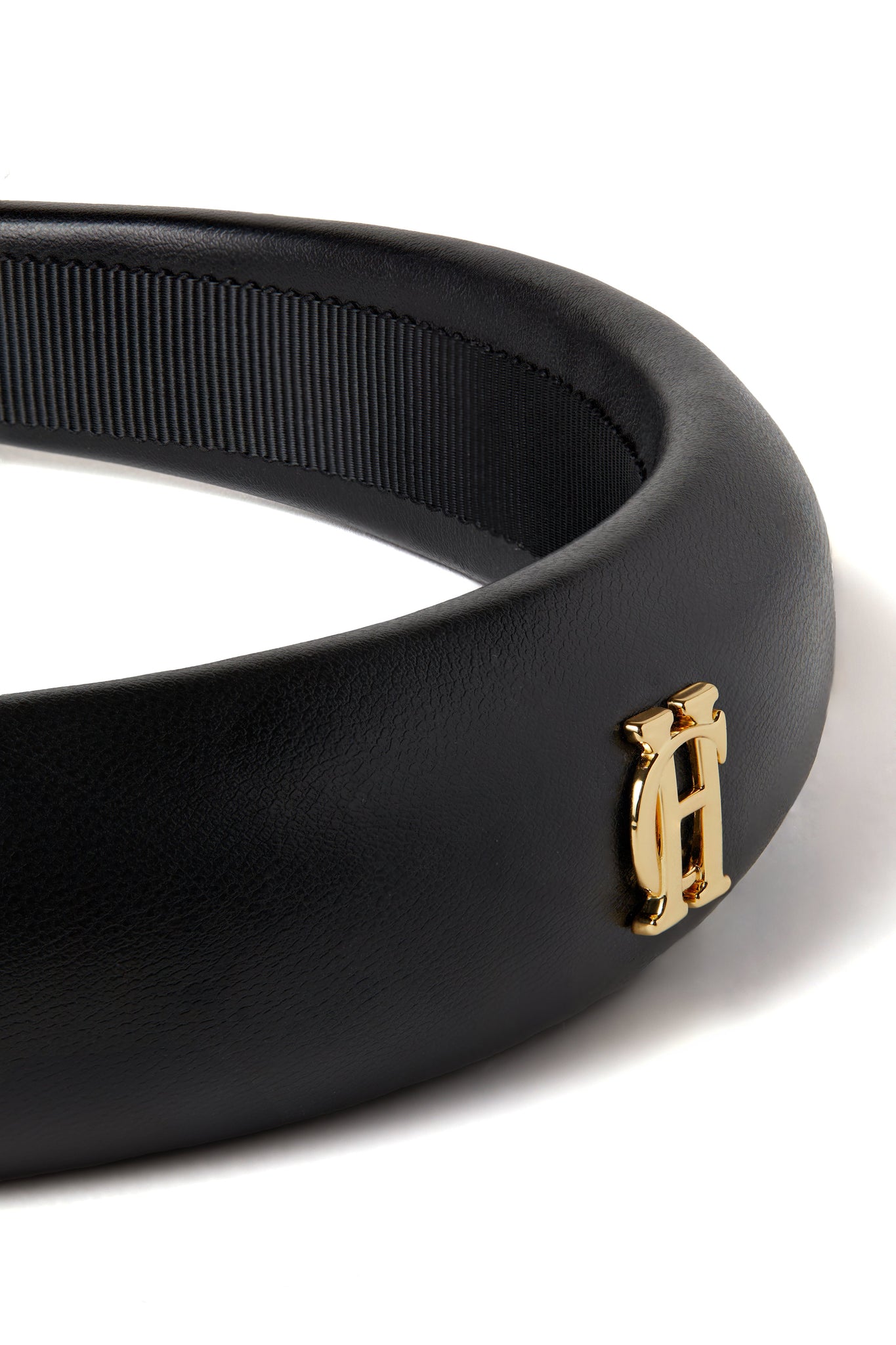 Narrow Headband (Black PU)