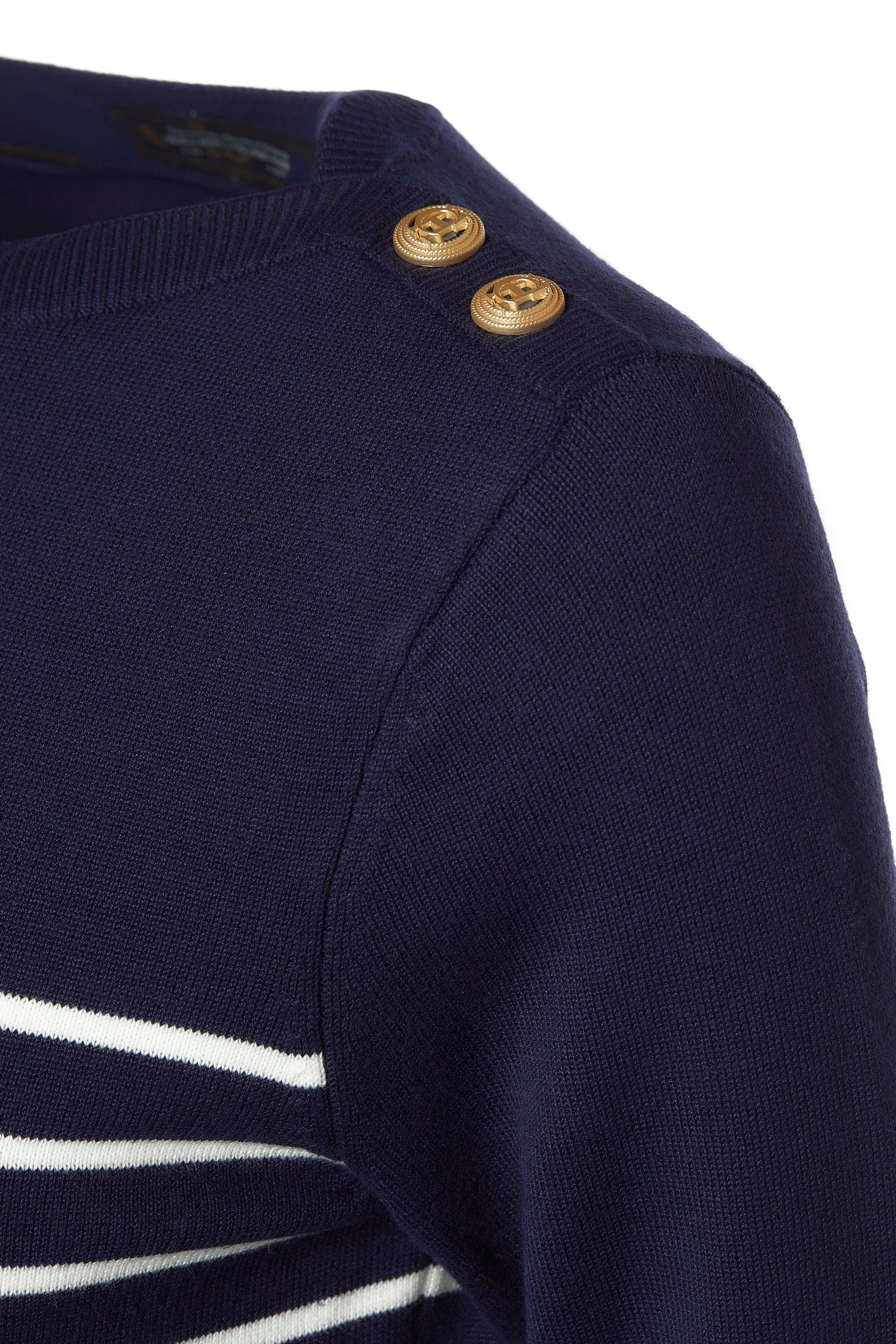 Natalia Mini Dress (Ink Navy Stripe)