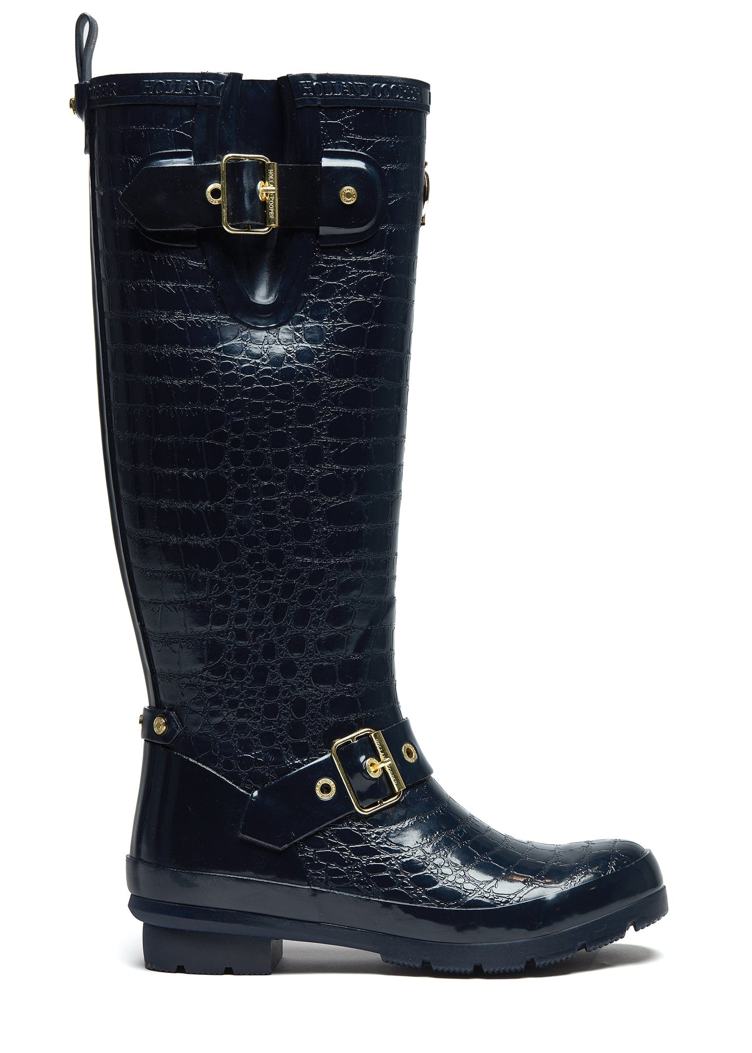 Sherpa Lined Regency Wellington (Navy Croc)