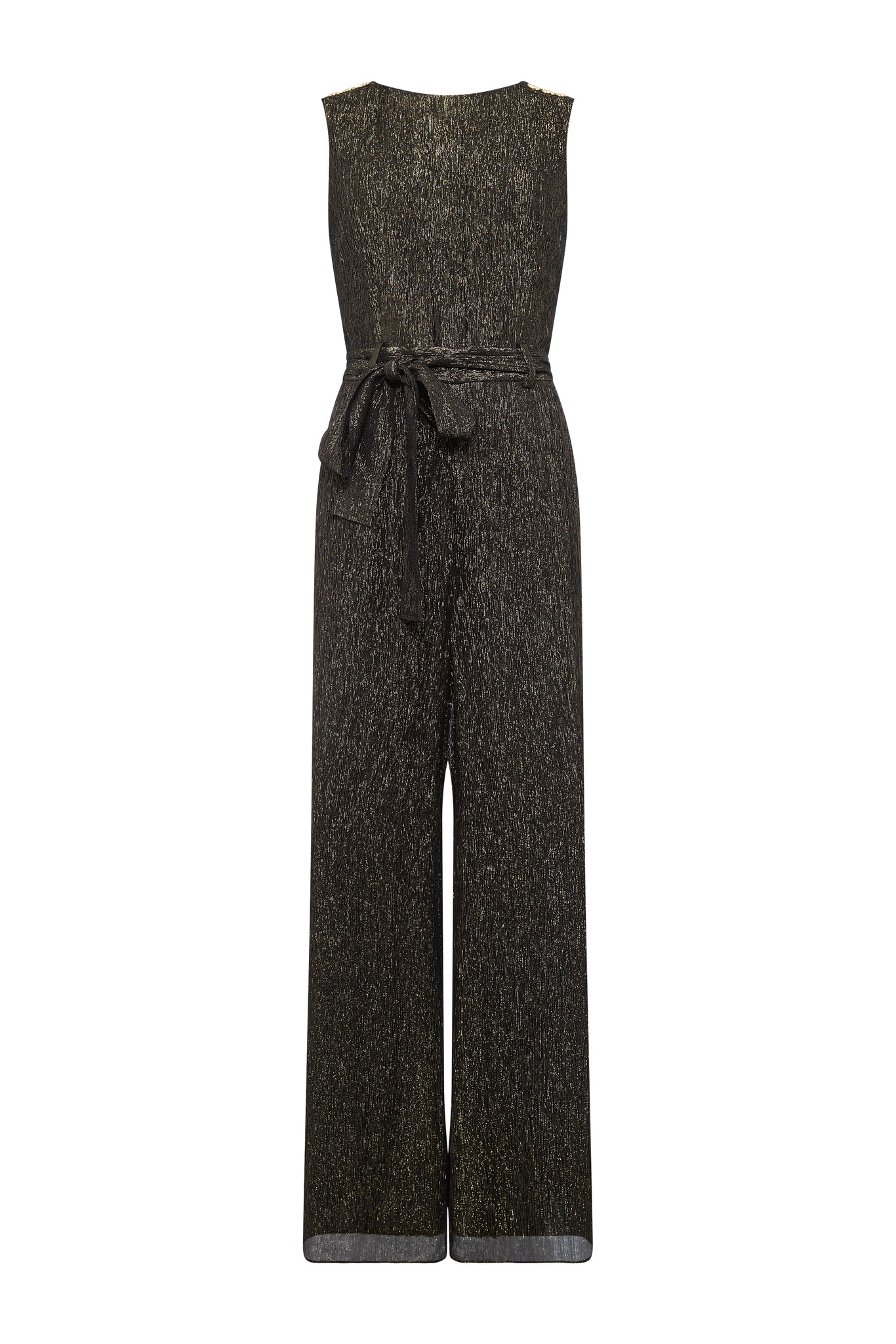 Nicole Jumpsuit (Gold Sparkle)