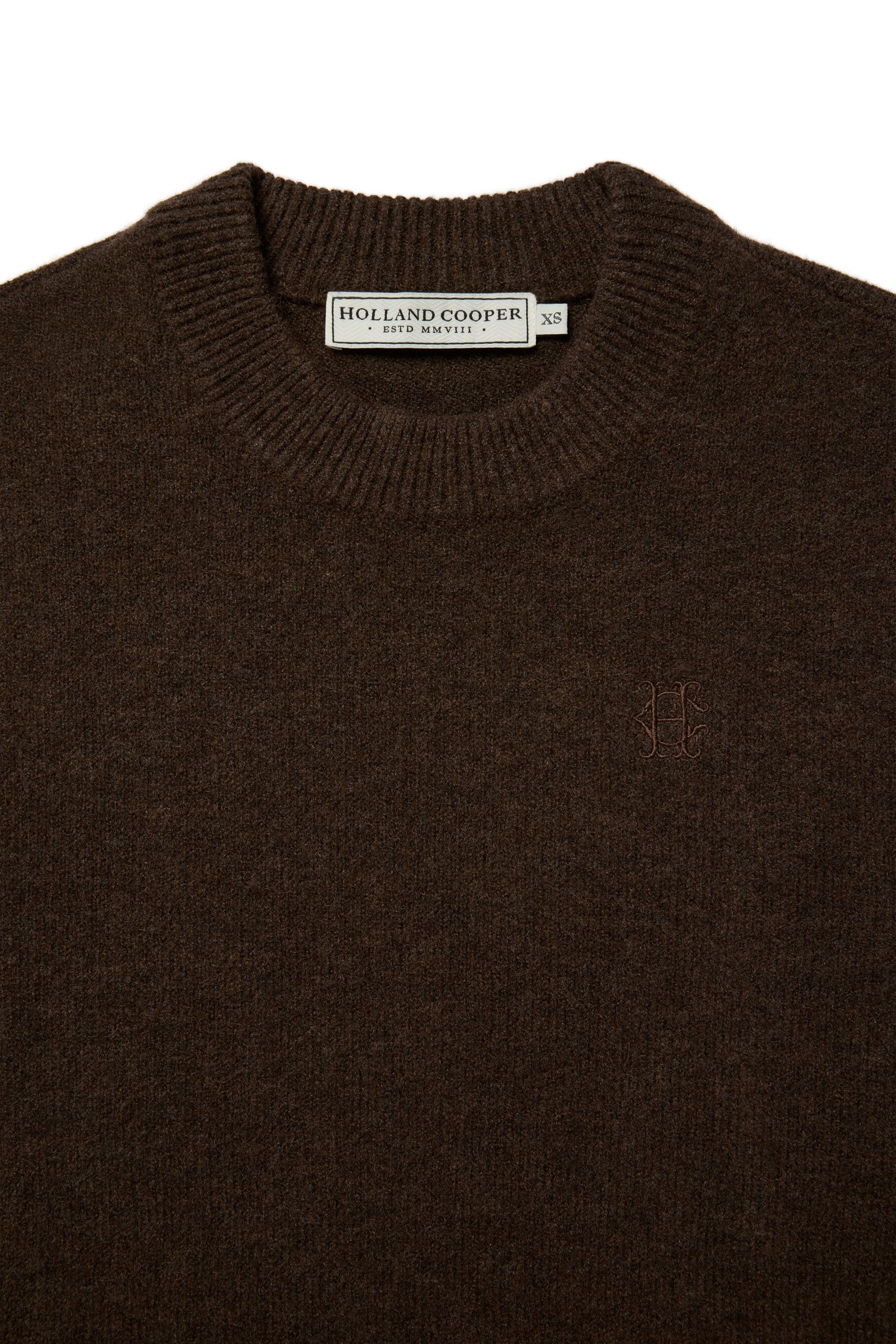 Nina Crew Neck Knit (Chocolate)