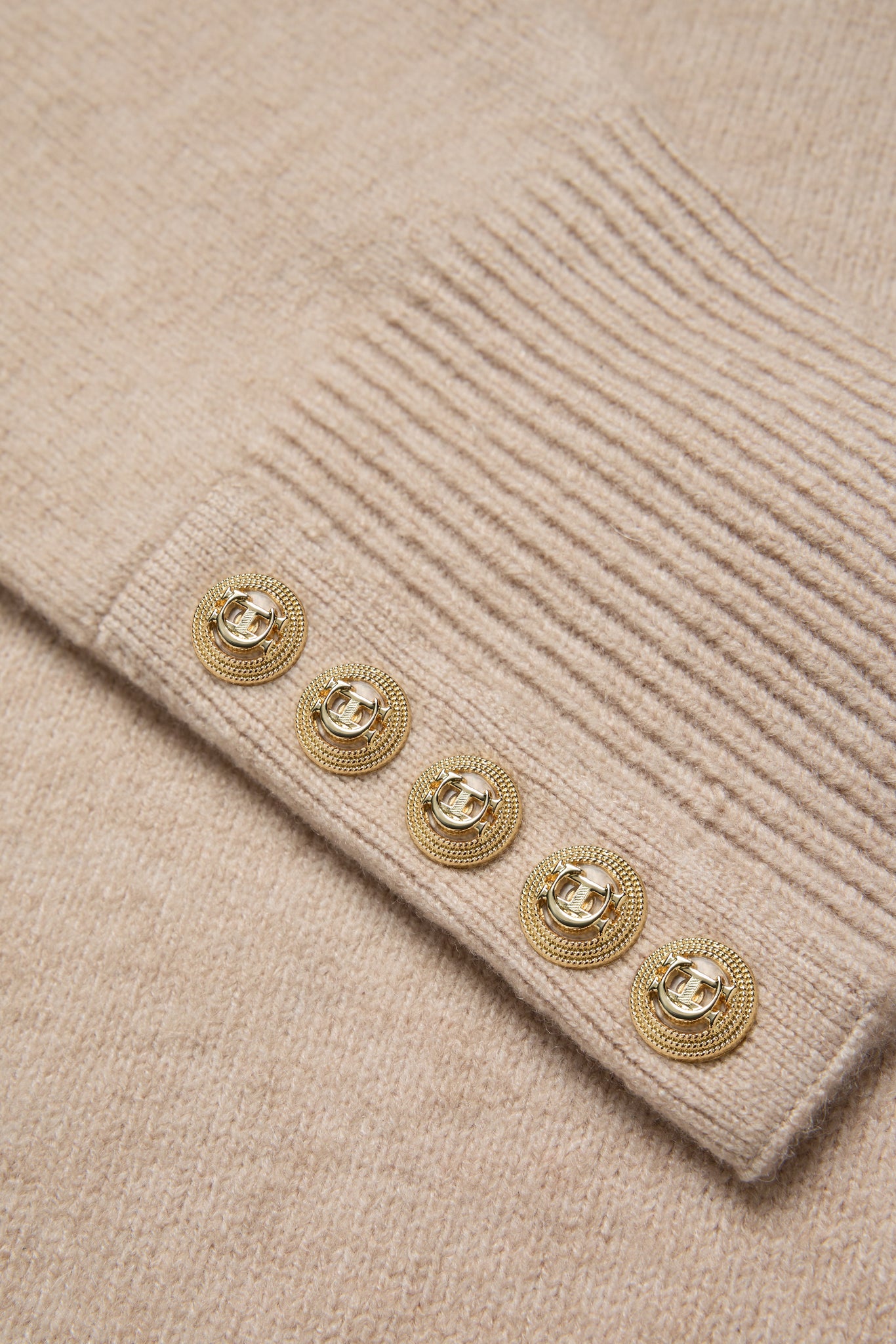 Nina Crew Neck Knit (Toffee Marl)