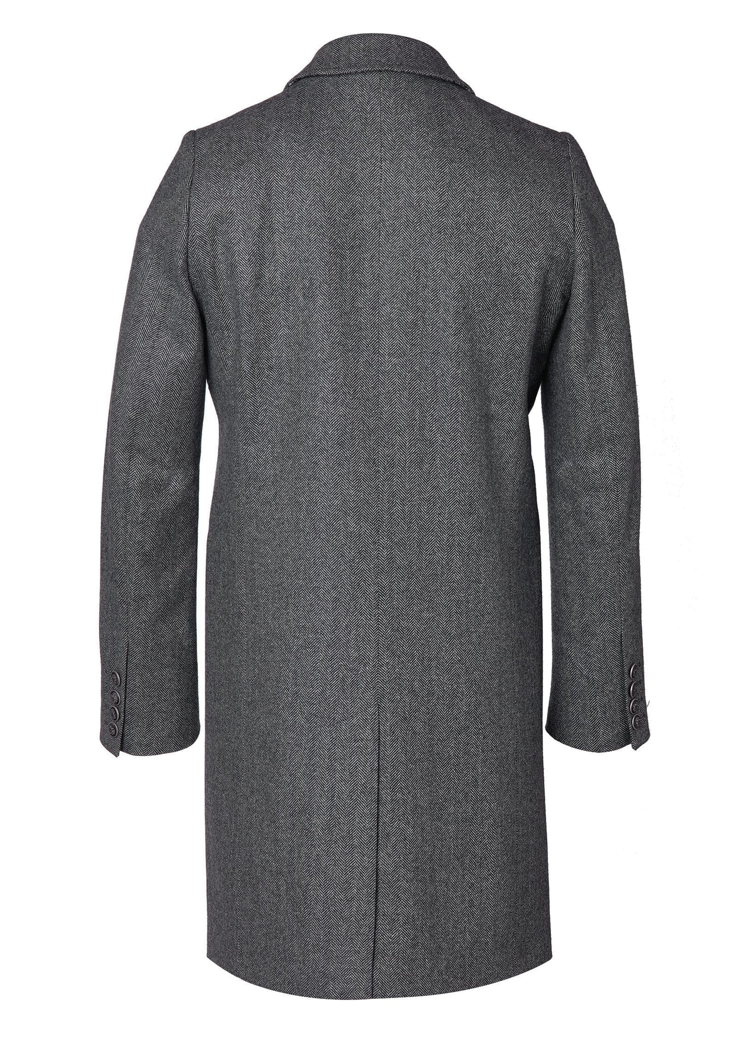 The Cheltenham Coat (Mono Herringbone)