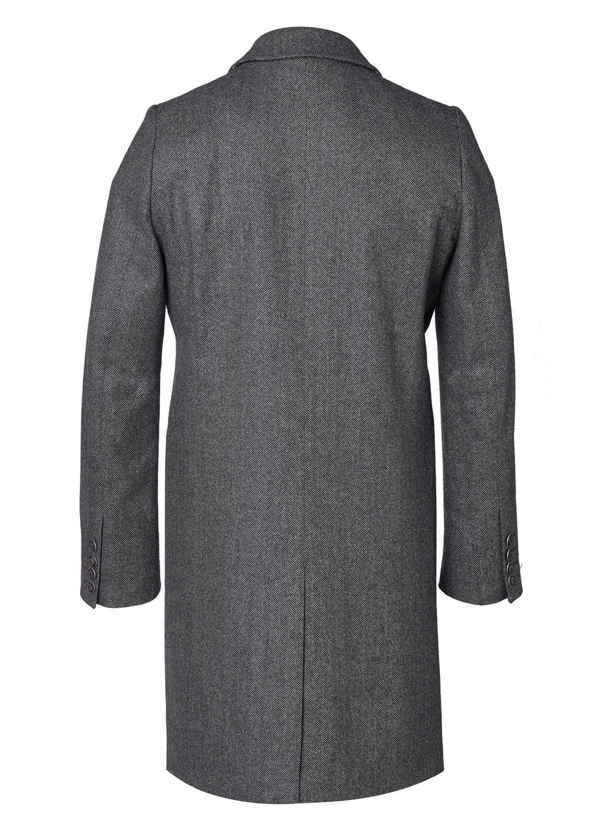 The Cheltenham Coat (Mono Herringbone)