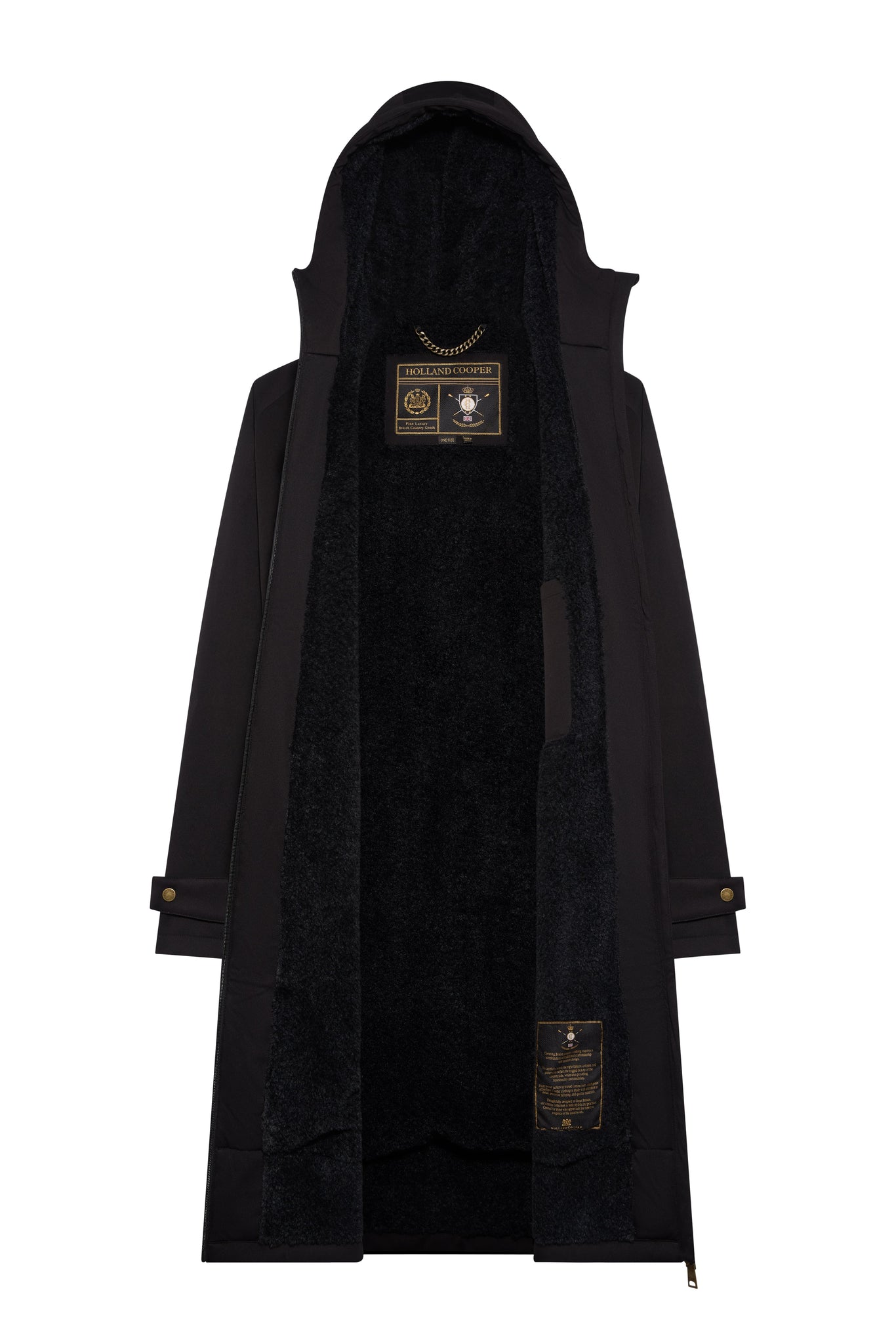 Men's One-Size Waterproof Coat (Black)