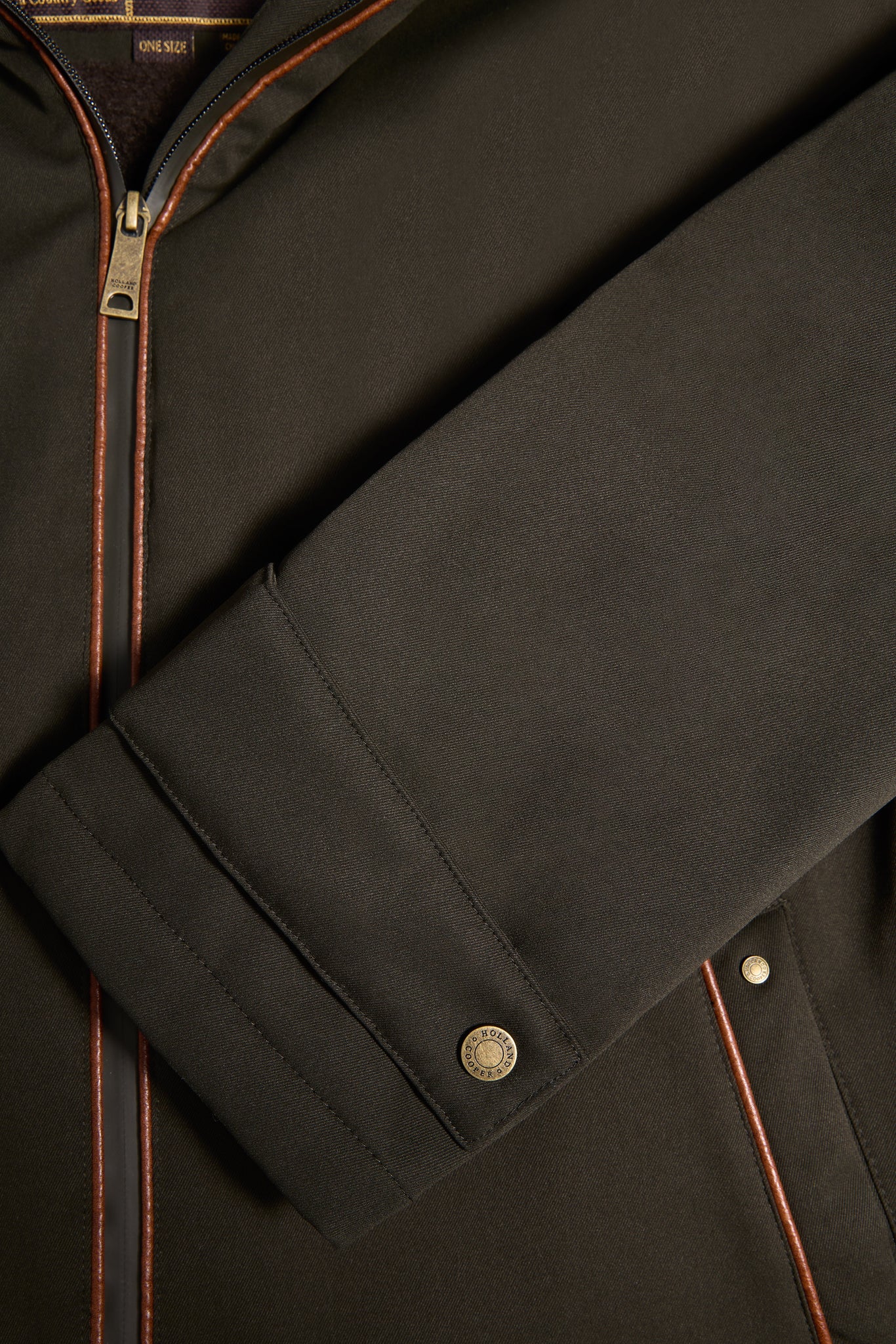 Men's One-Size Waterproof Coat (Khaki)