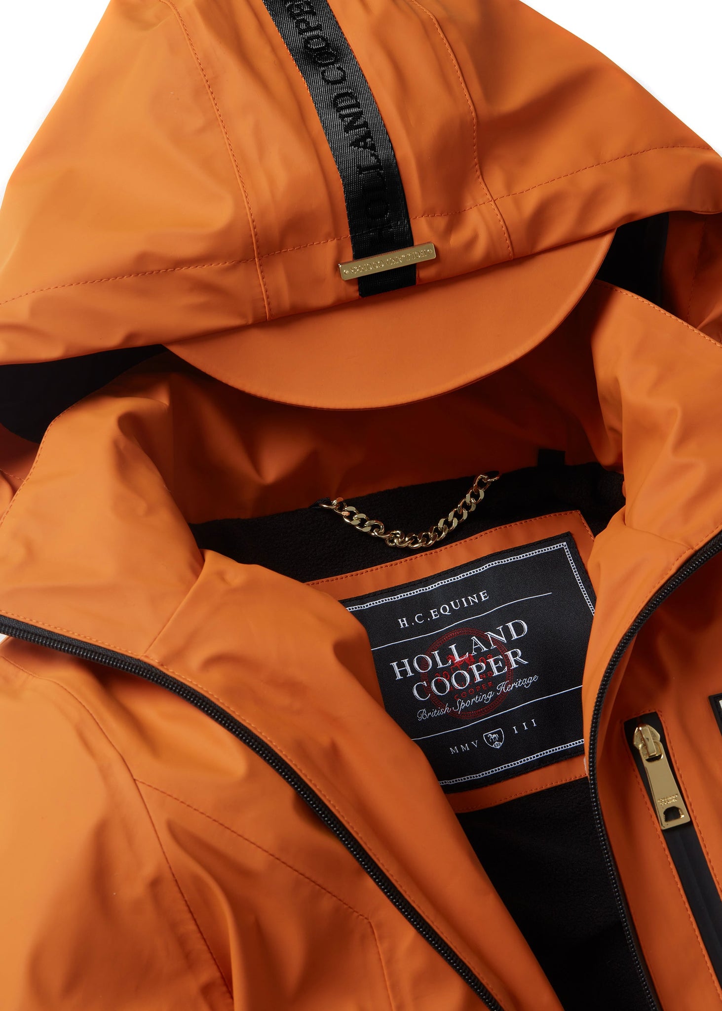 Brecon Rain Coat (Burnt Orange)