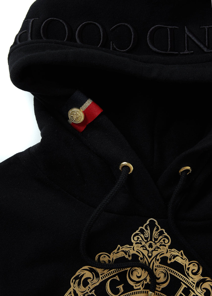 Ornate Crest Hoodie (Black)