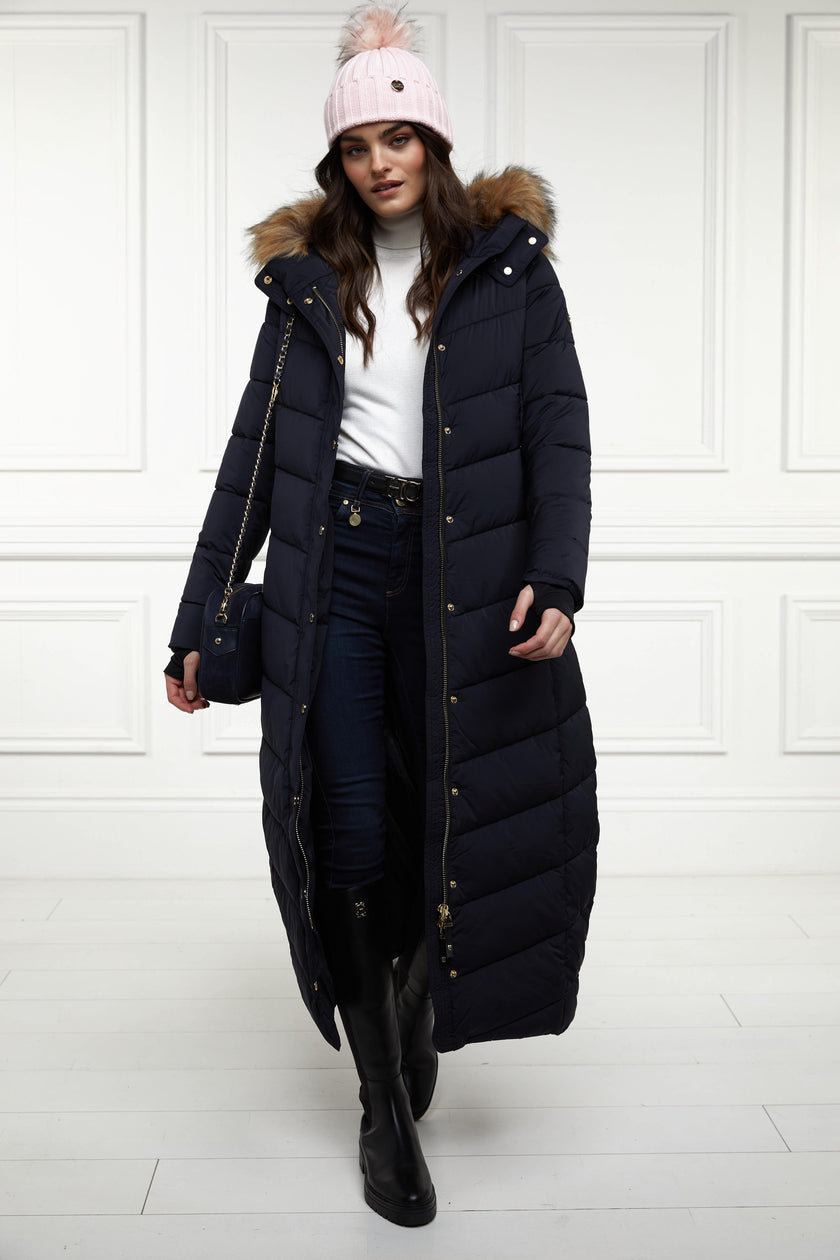 Glacier Full Length Puffer (Ink Navy)