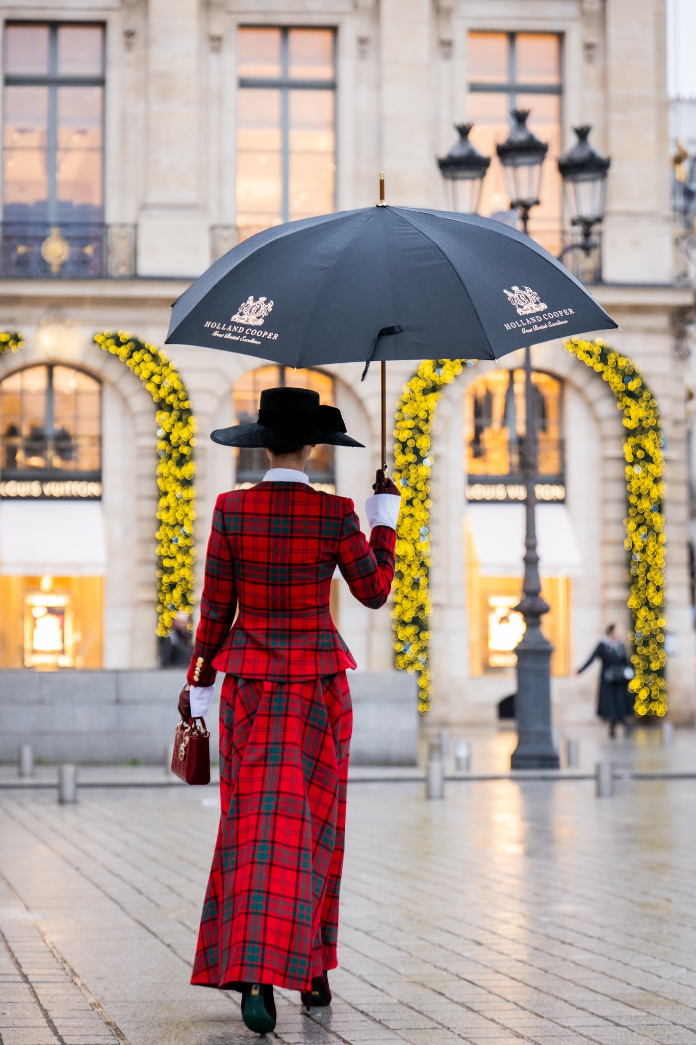 XL HC Crest Umbrella (Black)