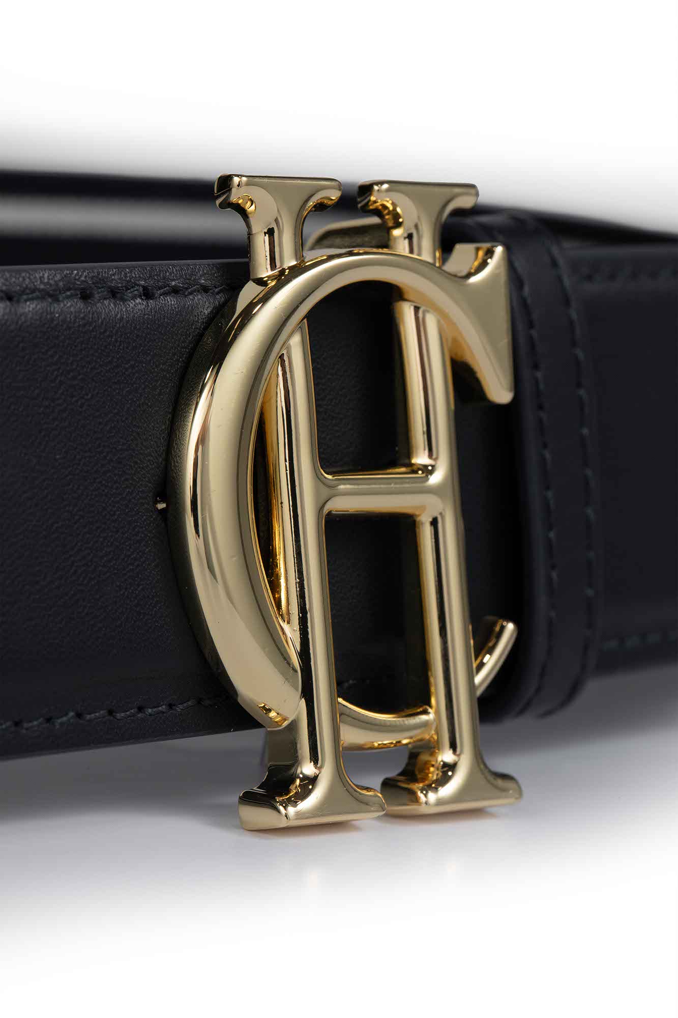 Burghley Logo Riding Belt (Ink Navy)