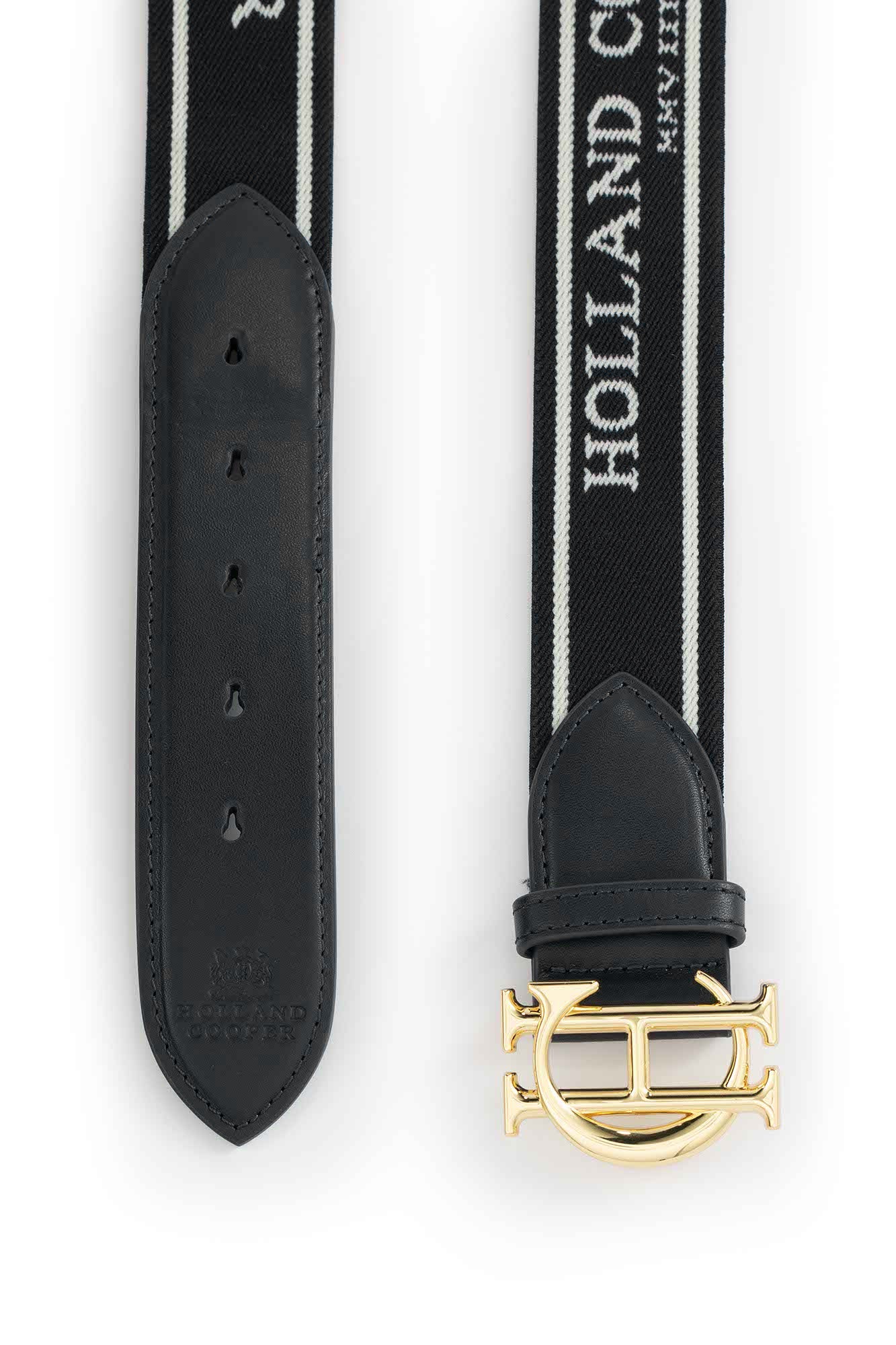 Burghley Logo Riding Belt (Black)