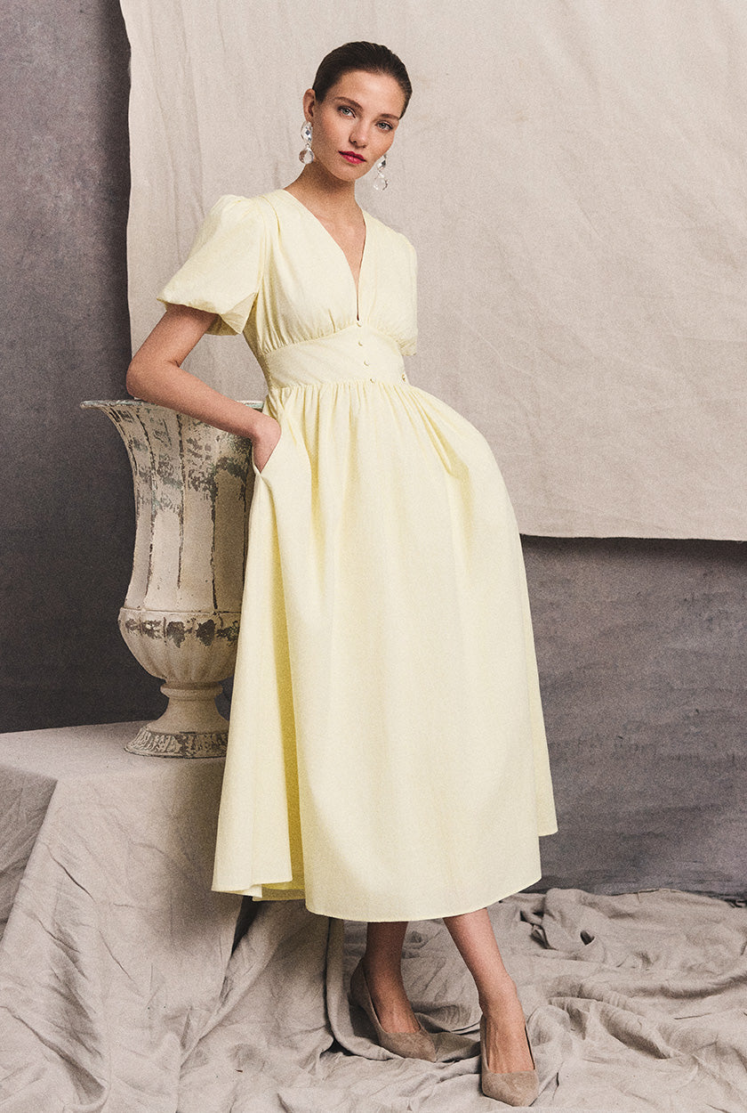 Paige Dress (Lemon)