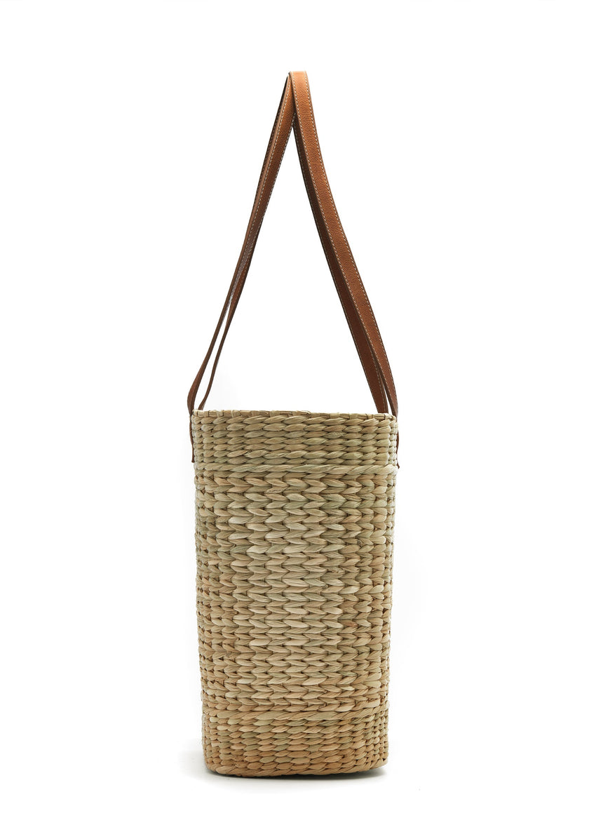 Paloma Straw Tote (Natural Tan)