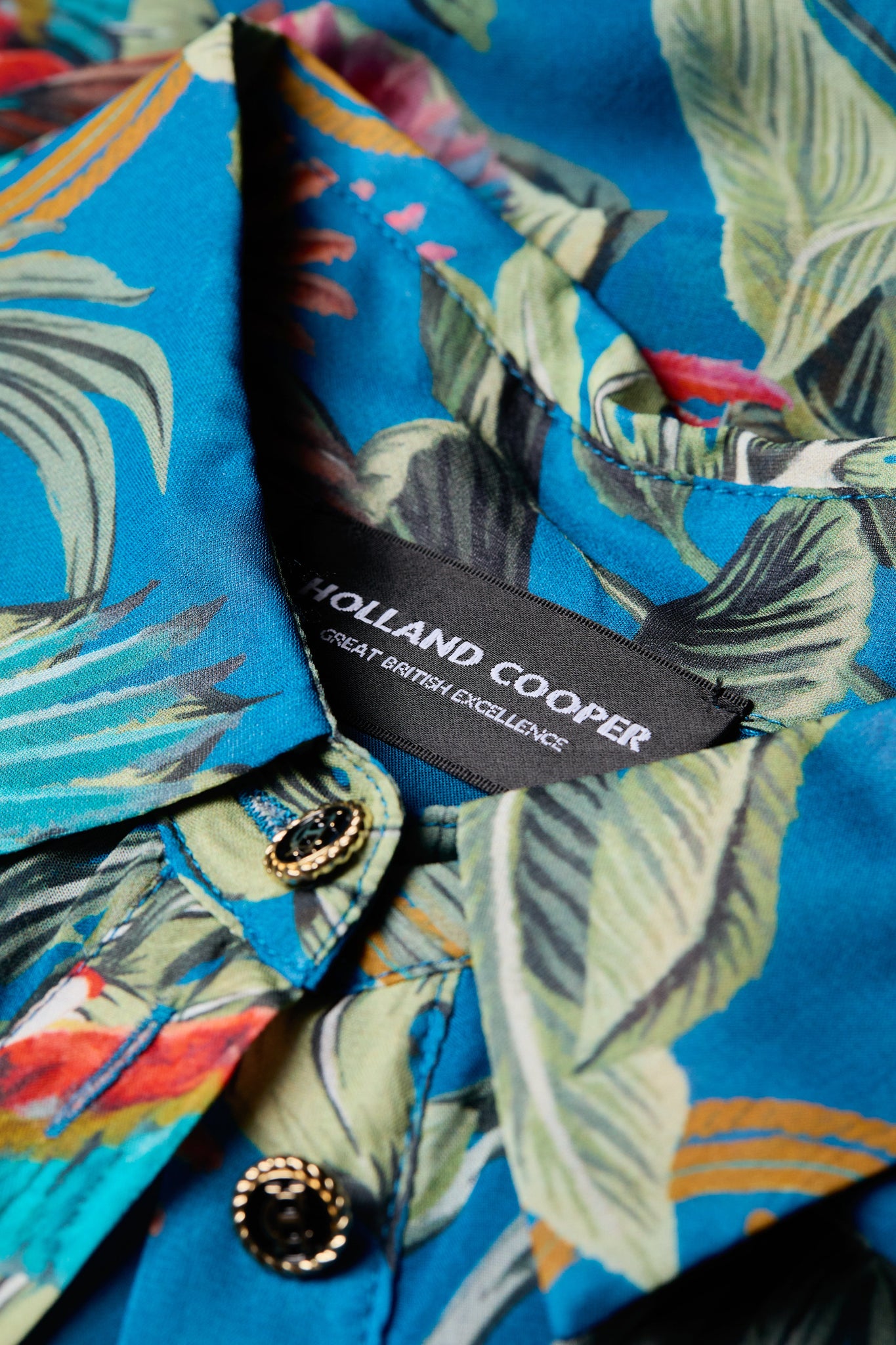 Paros Shirt Dress (Macaw Cobalt)