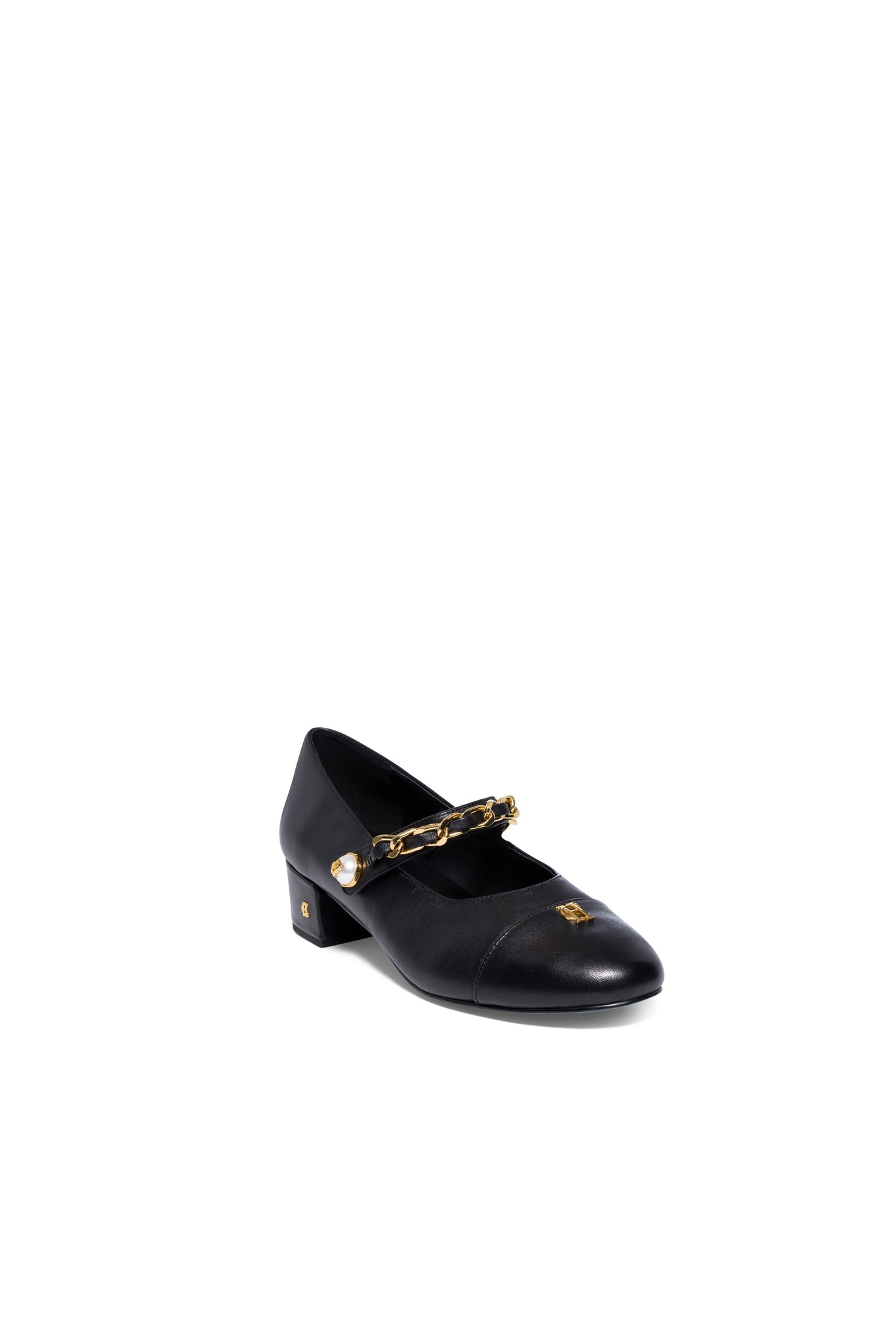 Pearl Ballet Mid Heel (Black)
