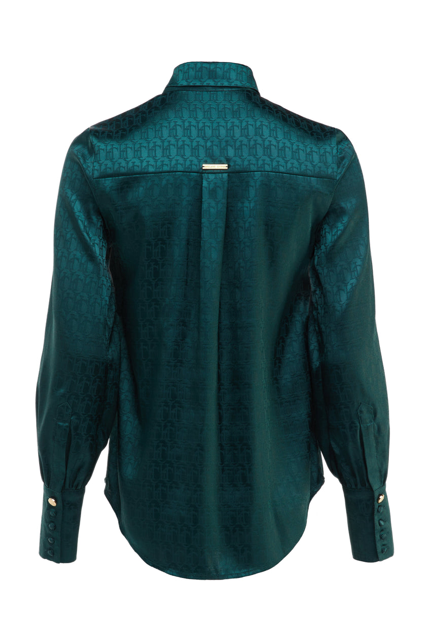 Penny Jacquard Shirt (Emerald)