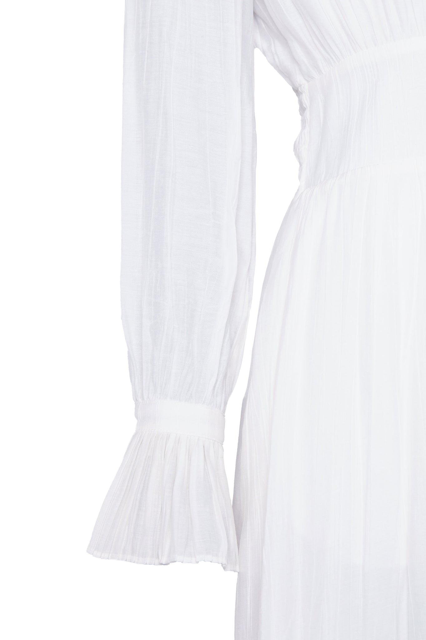 Phoebe V-Neck Maxi Dress (White)
