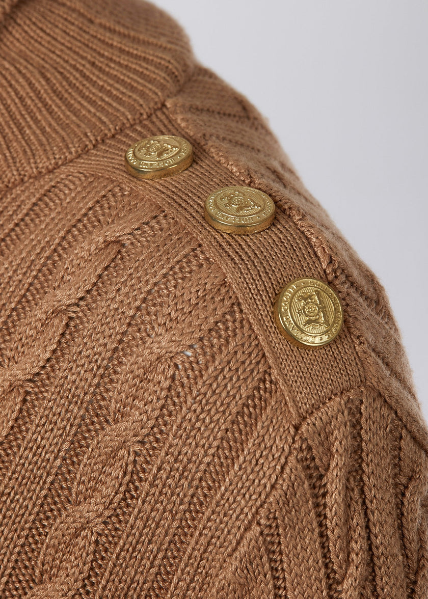 Greenwich Cable Knit (Camel)