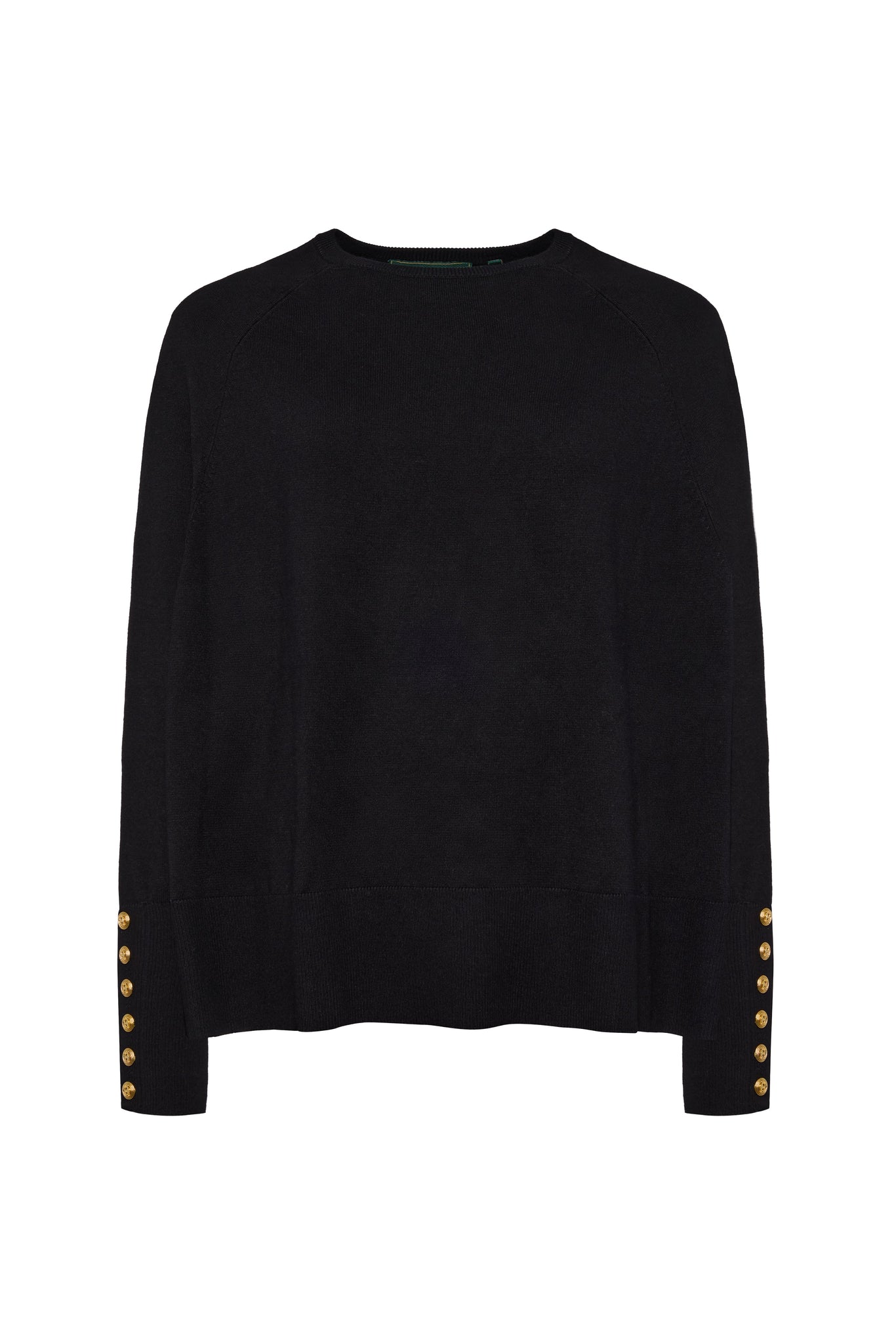 Queensbury Crew Neck Knit (Black)