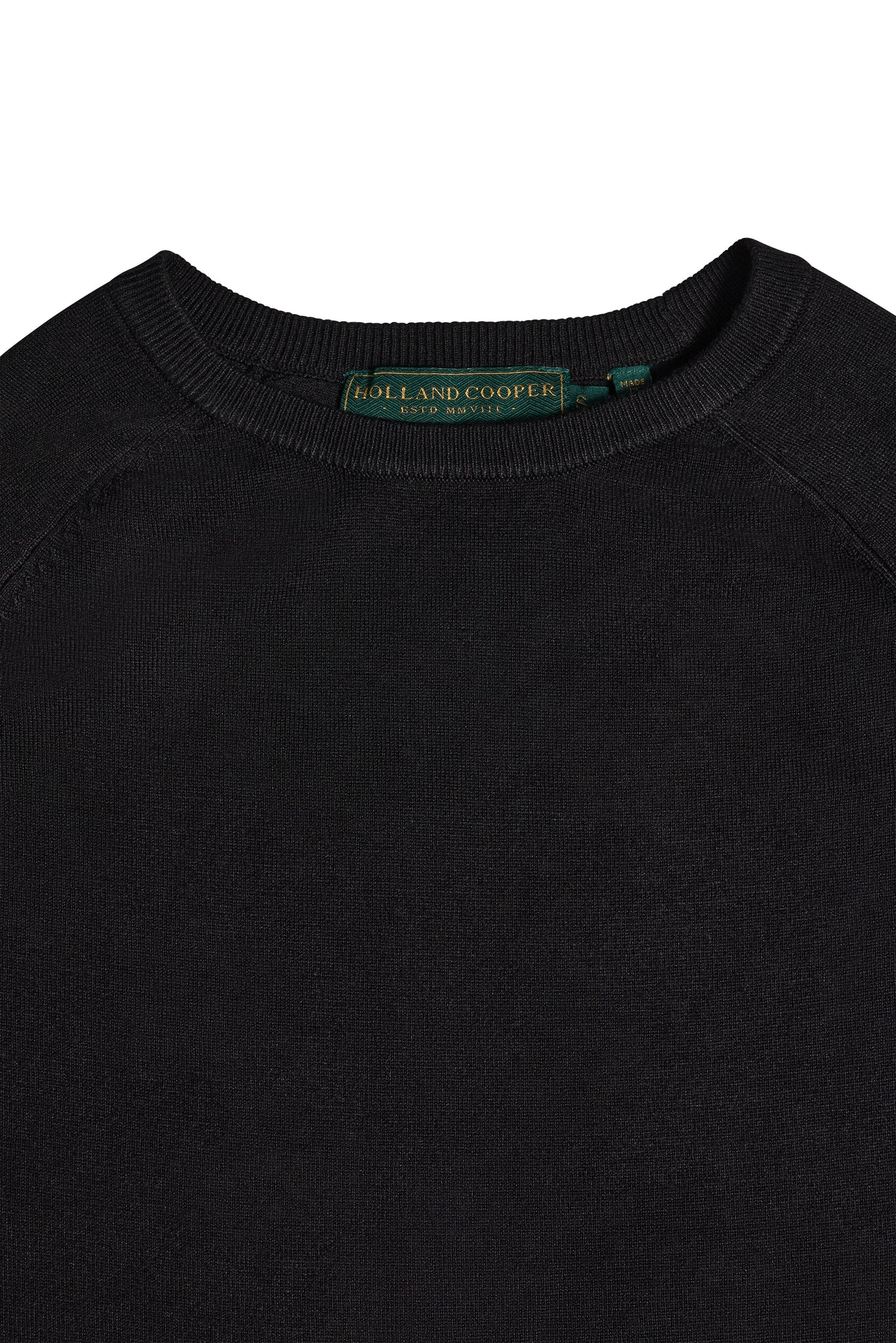 Queensbury Crew Neck Knit (Black)