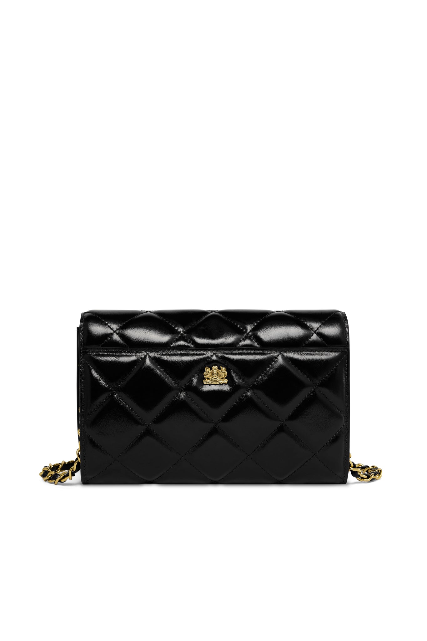 Quilted Crossbody Bag (Black)