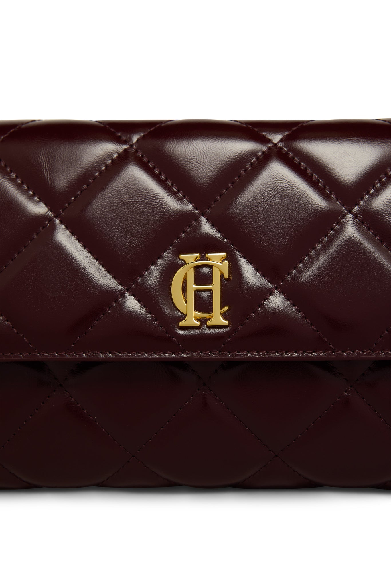 Quilted Crossbody Bag (Oxblood)