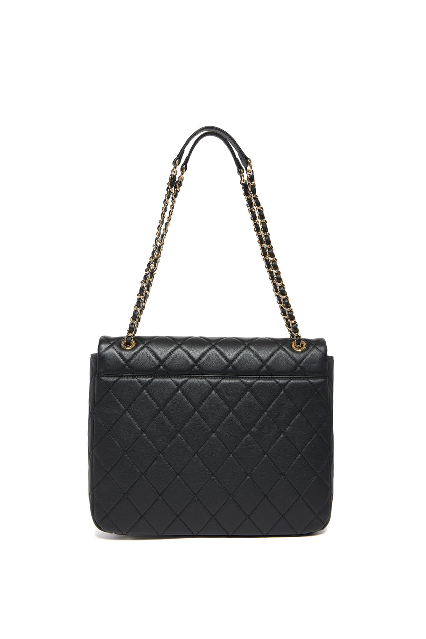 Quilted Soho Bag (Black)