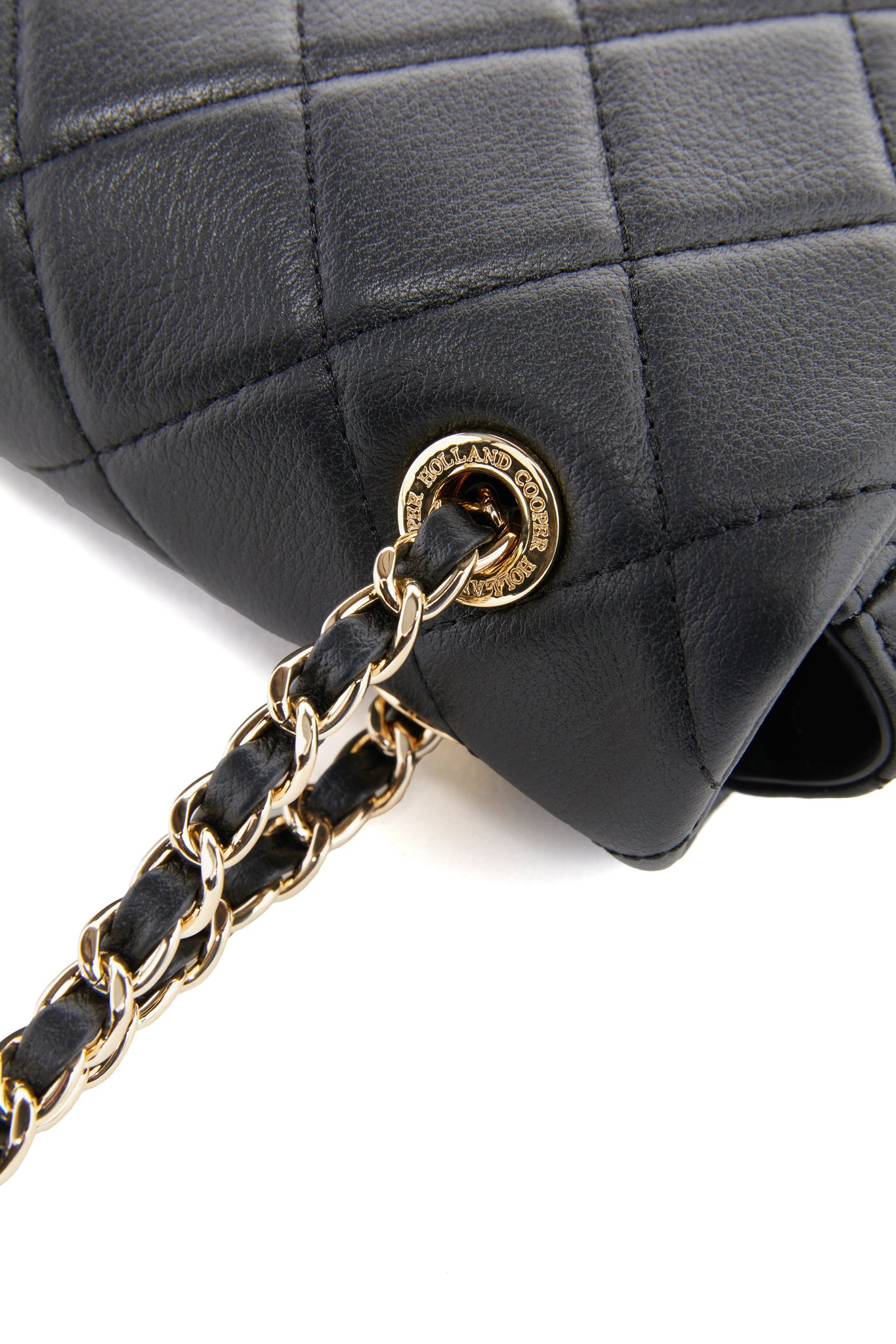 Quilted Soho Bag (Black)