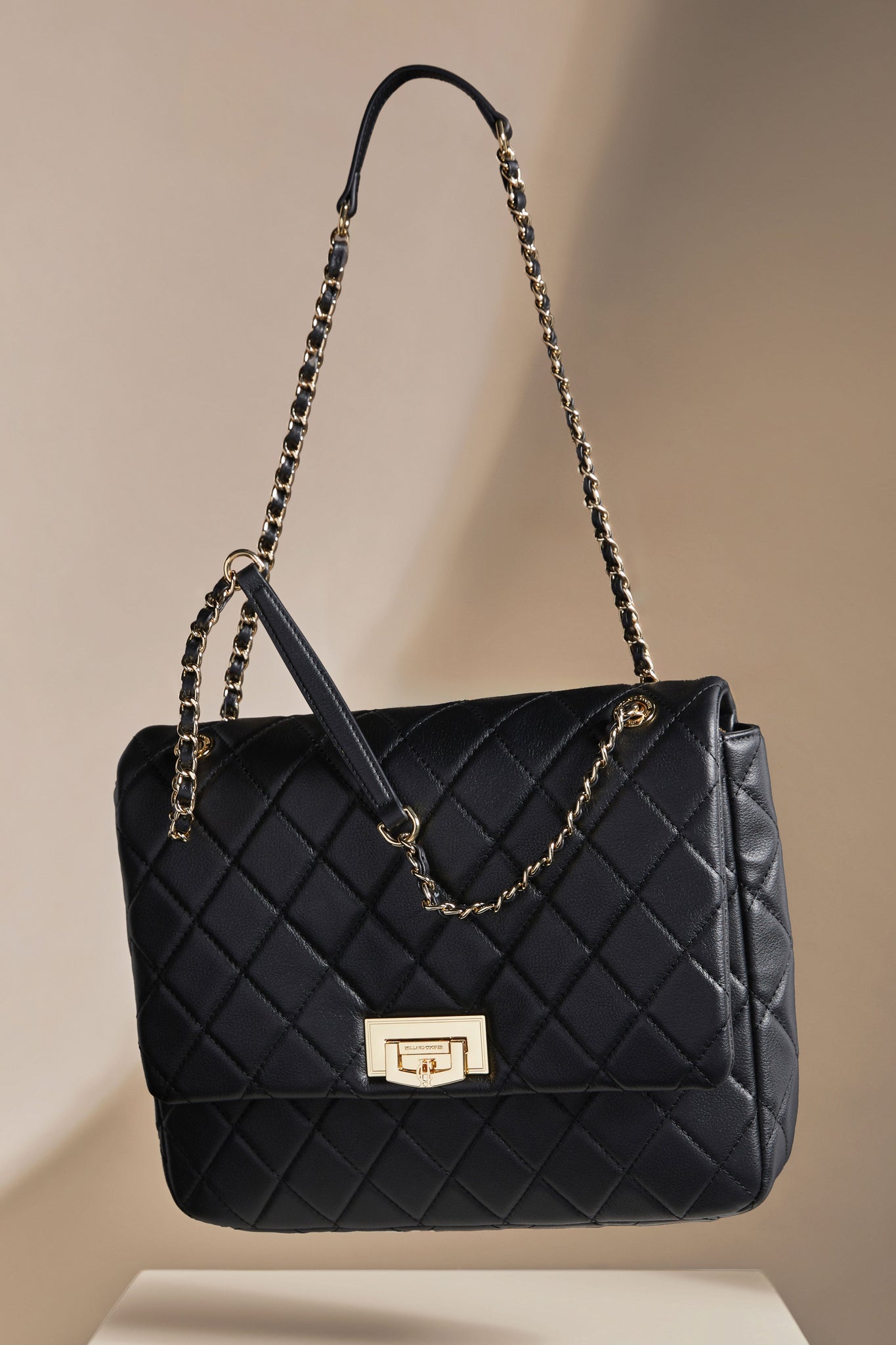 Quilted Soho Bag (Black)