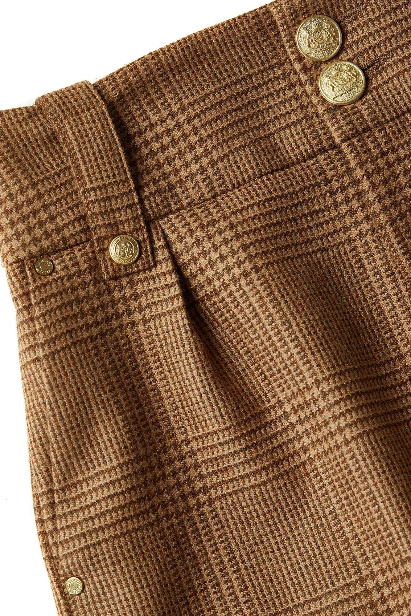 High Waisted Peg Trouser (Tawny)