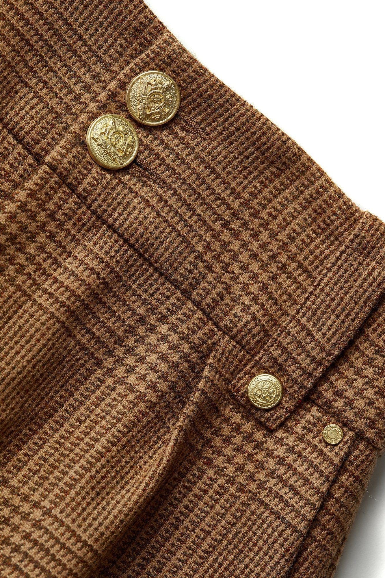 High Waisted Peg Trouser (Tawny)