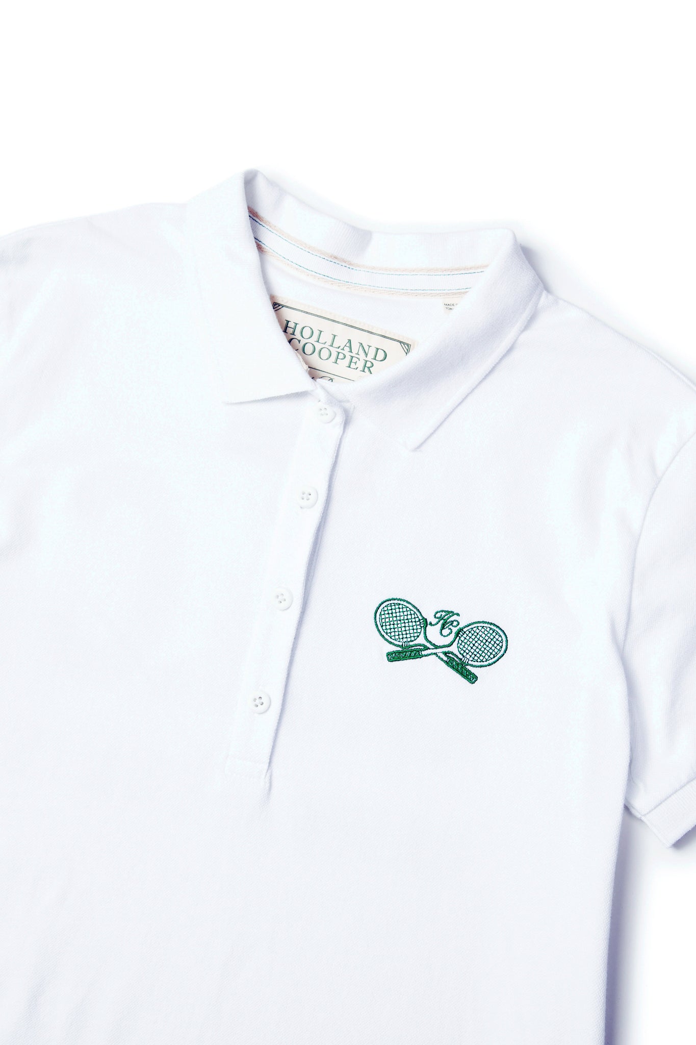 Racquets Polo Shirt (White)