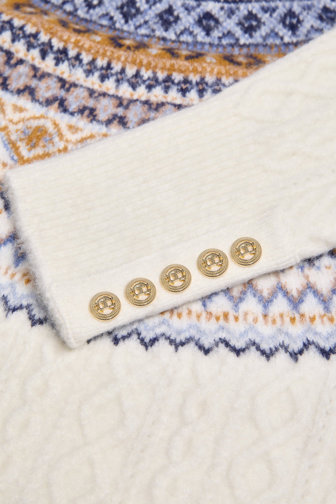 Rebecca Roll Neck Knit (Natural)