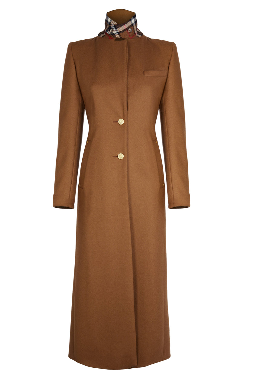 Full Length Regency Coat (Dark Camel)