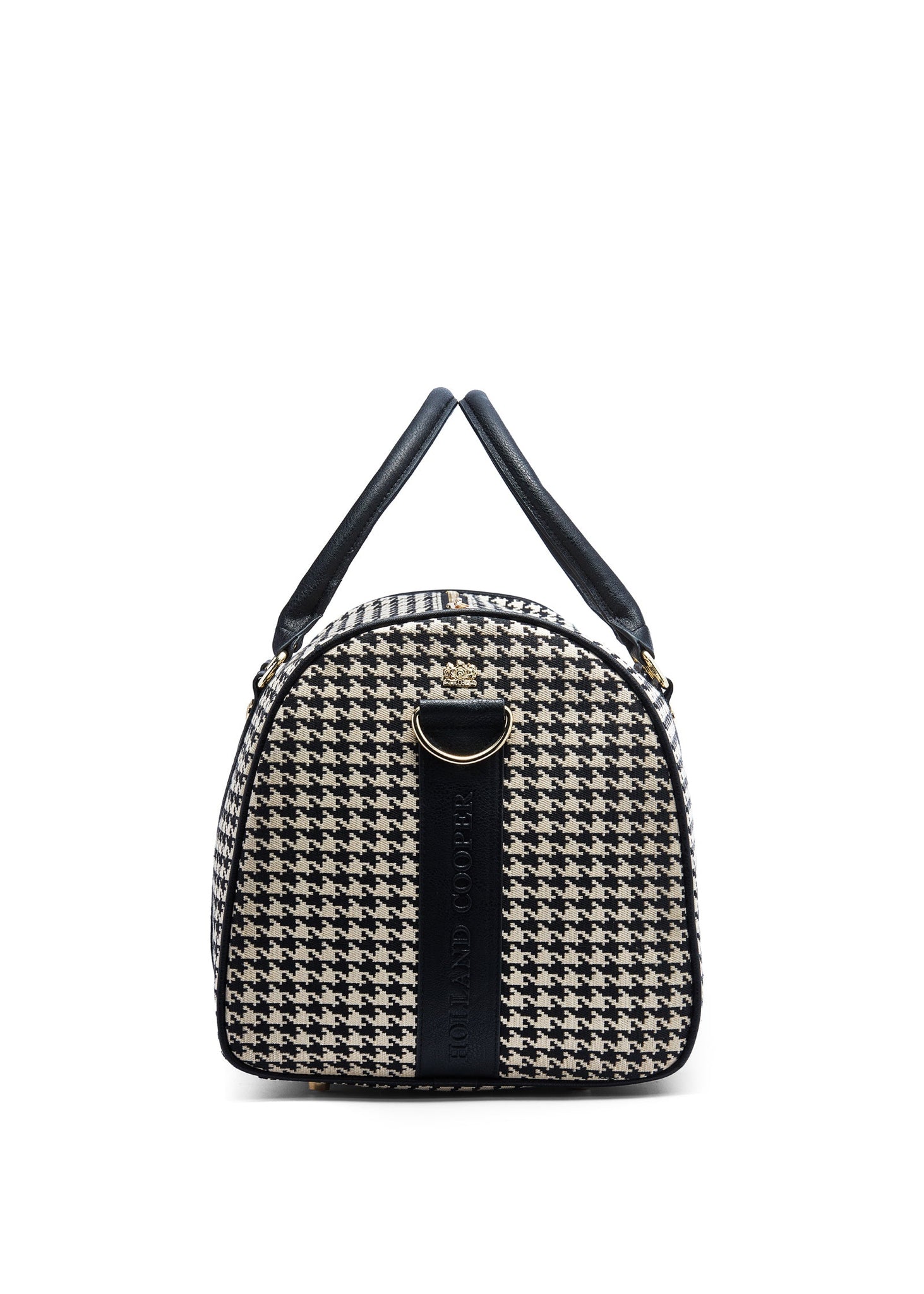 Regency Holdall (Ecru Houndstooth)