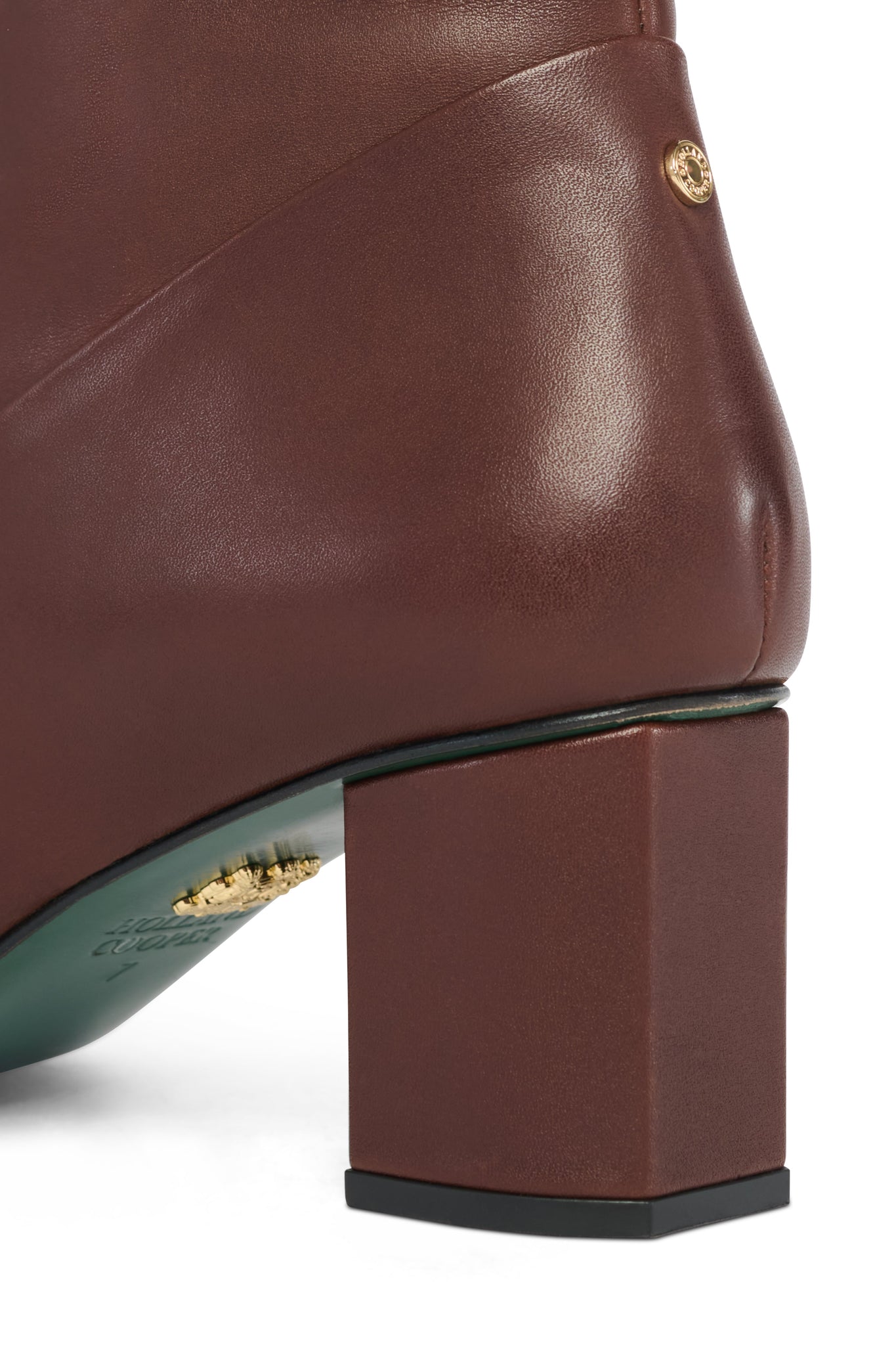 Regency Mid Heel Ankle Boot (Rich Chocolate)