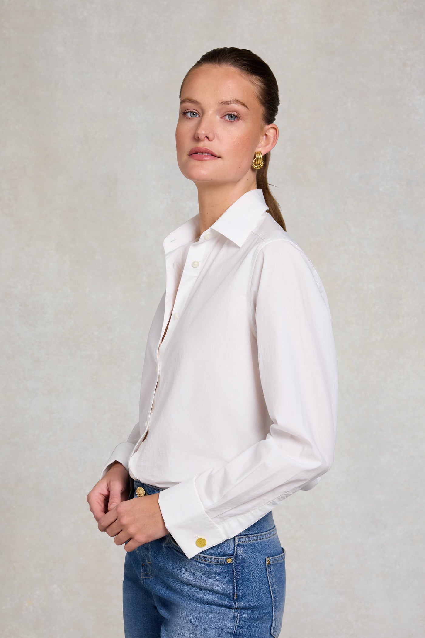 Relaxed Fit Shirt (White)