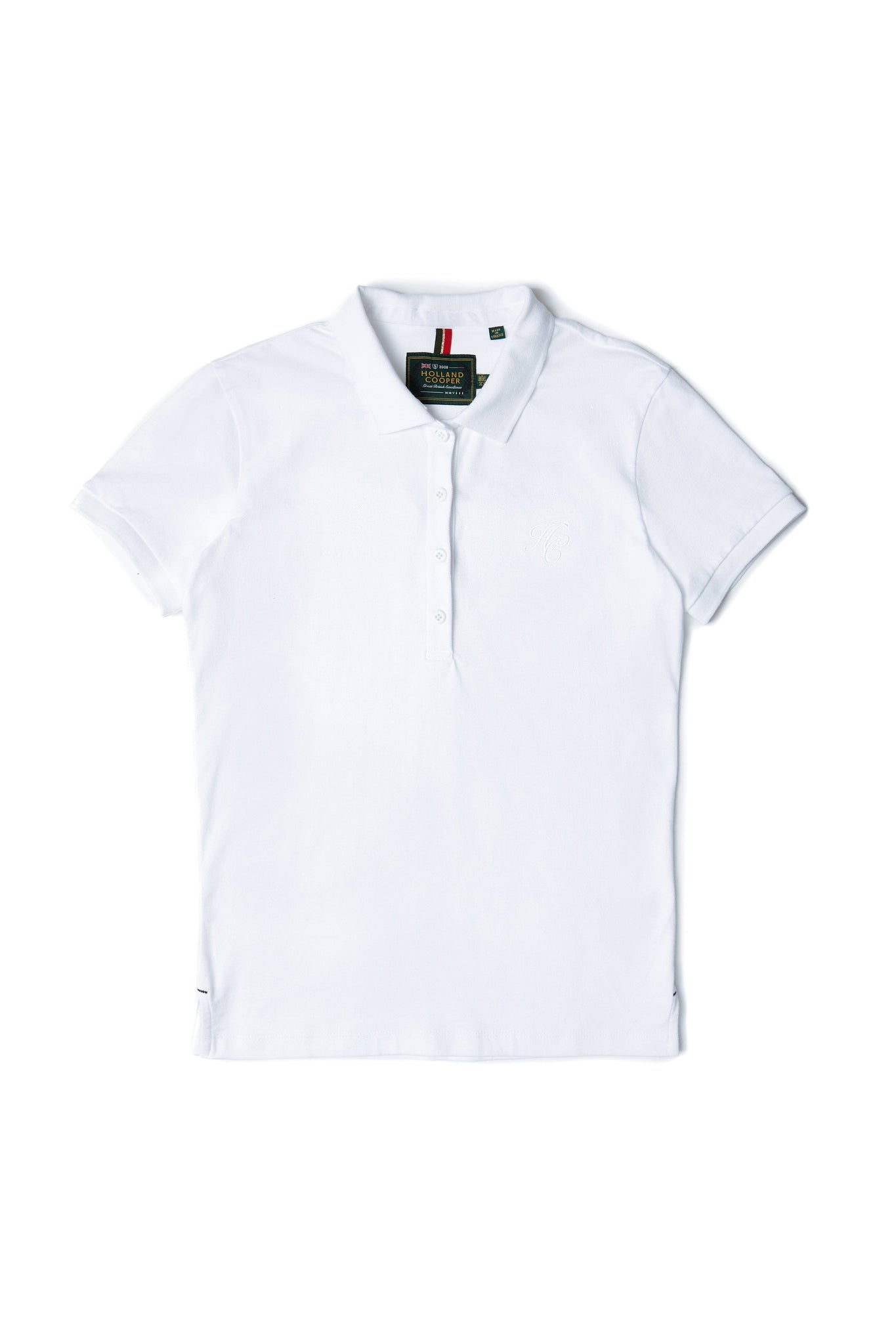 Relaxed Fit Polo Shirt (White)