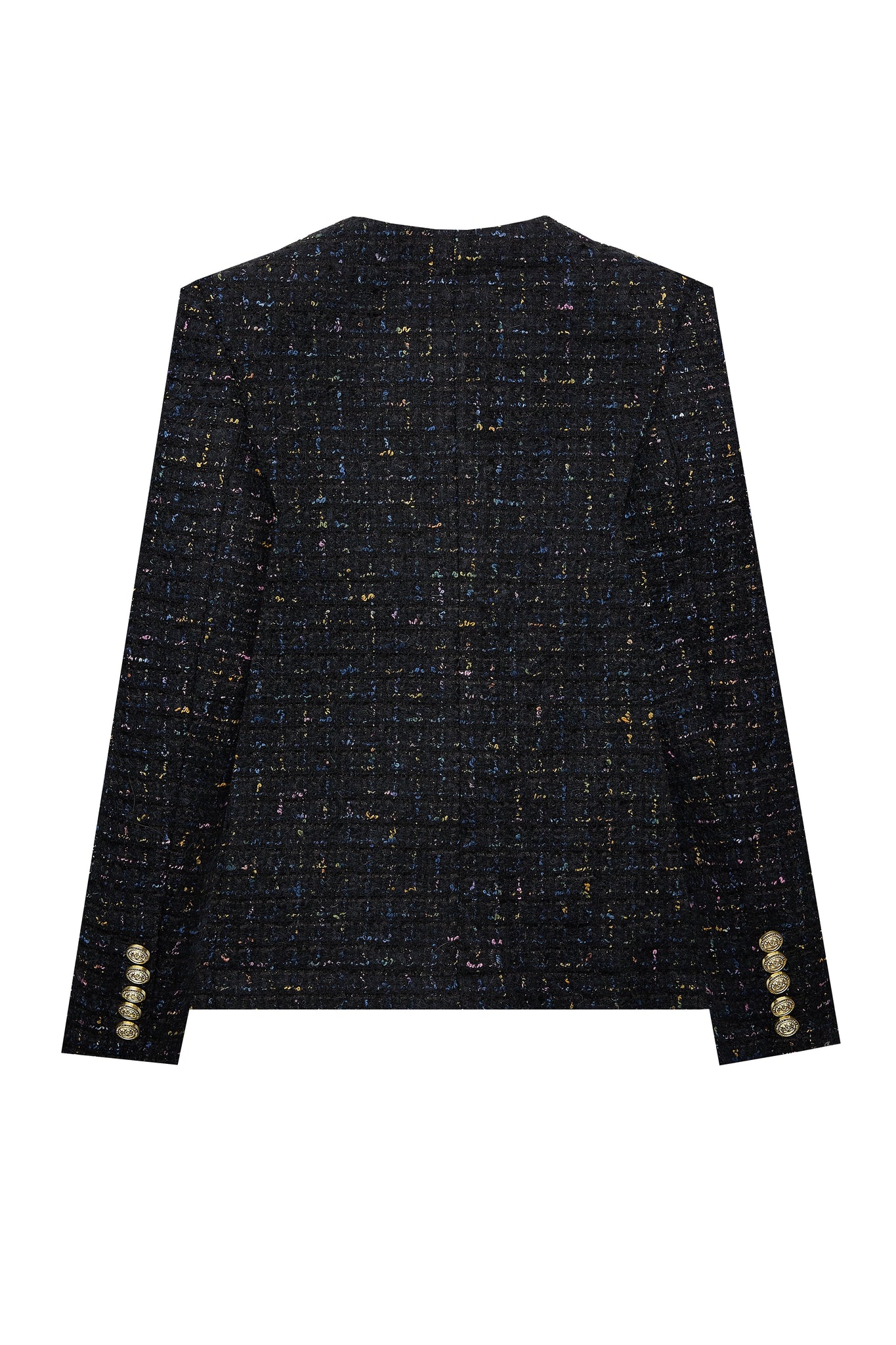 Chelsea Jacket (Black Rainbow Sparkle Tweed)