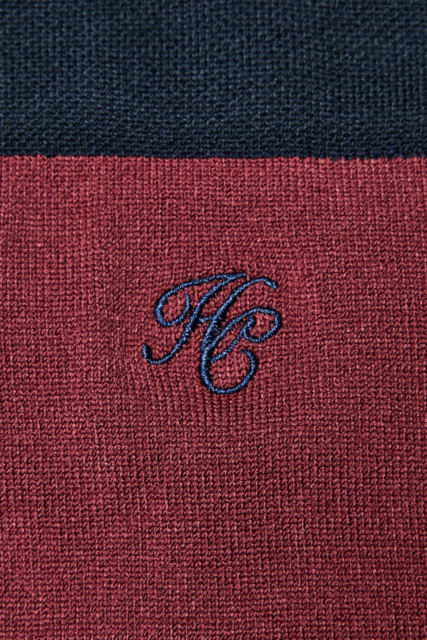 Riding Sock (Oxblood Navy)