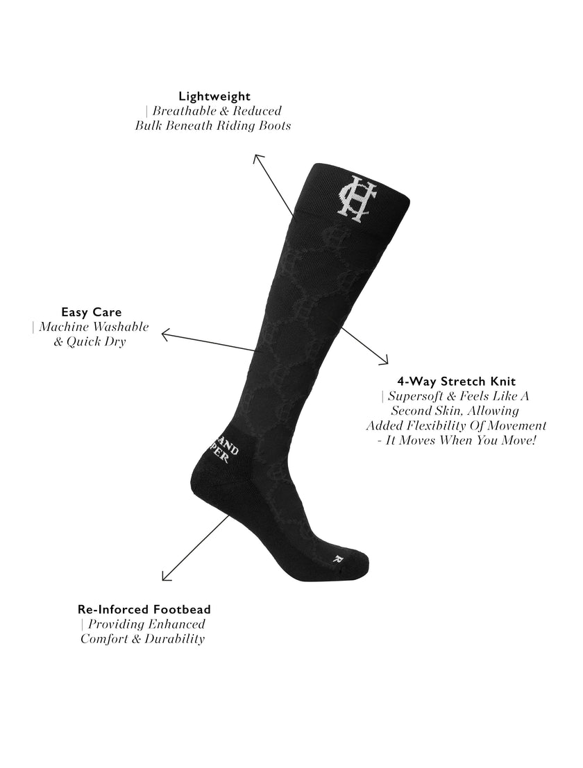 Riding Sock (Black)