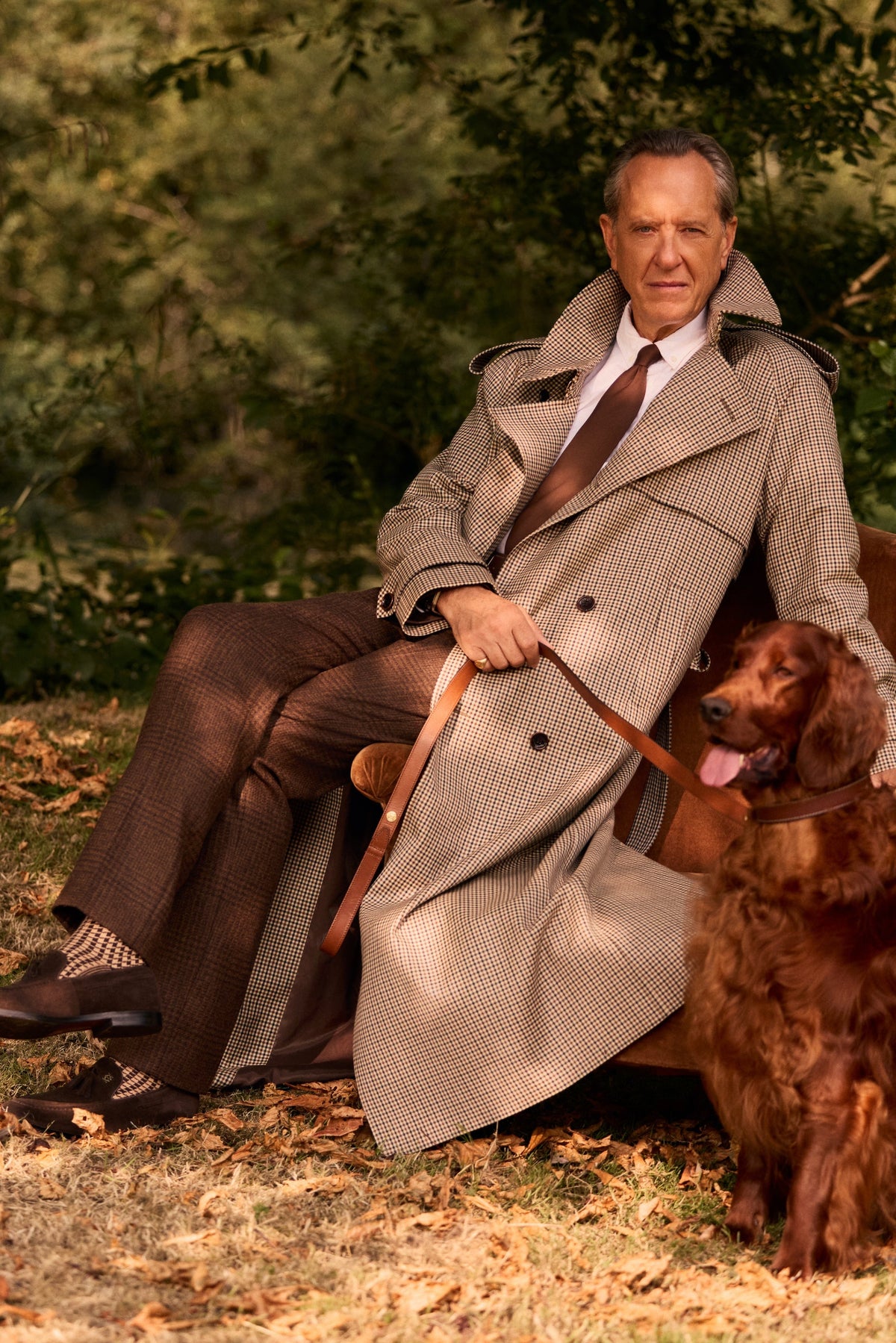 The Classic Trouser (Tobacco Prince Of Wales)