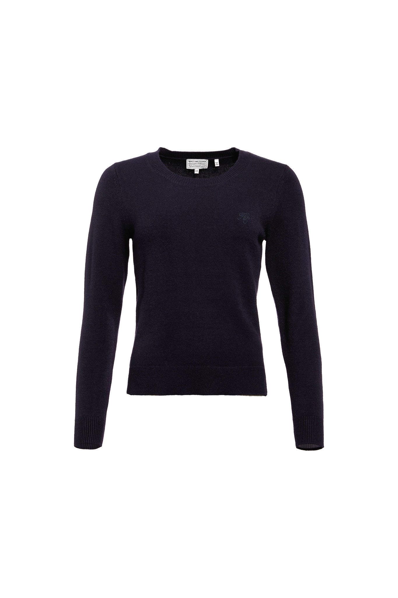 Sarah Crew Neck Knit (Ink Navy)