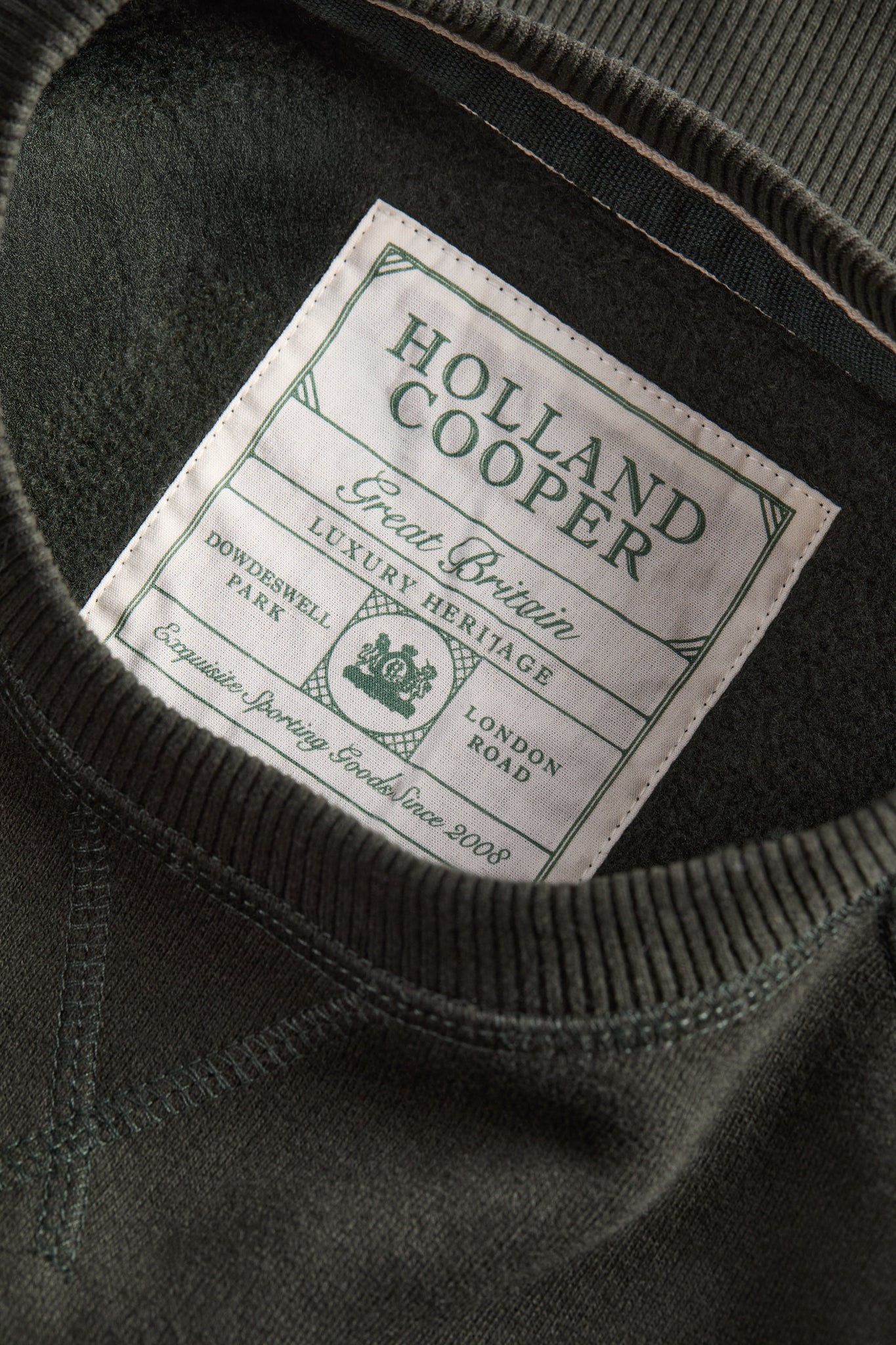 Script Crew Sweat (Racing Green)