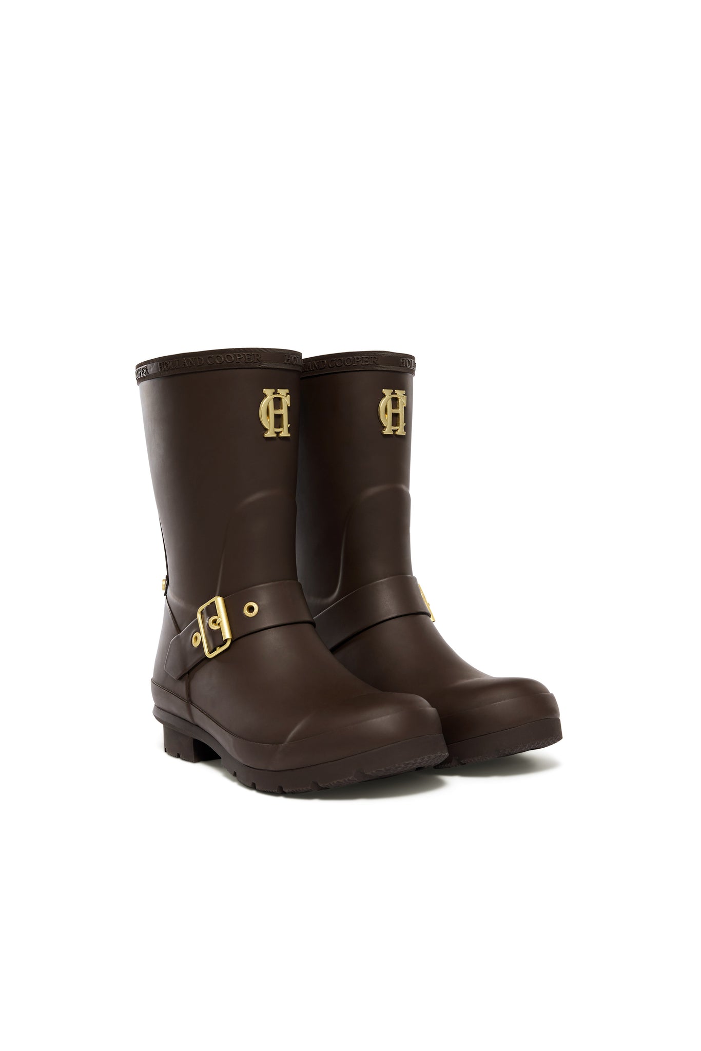 Sherpa Lined Chelsea Wellington (Chocolate Matte Gold)