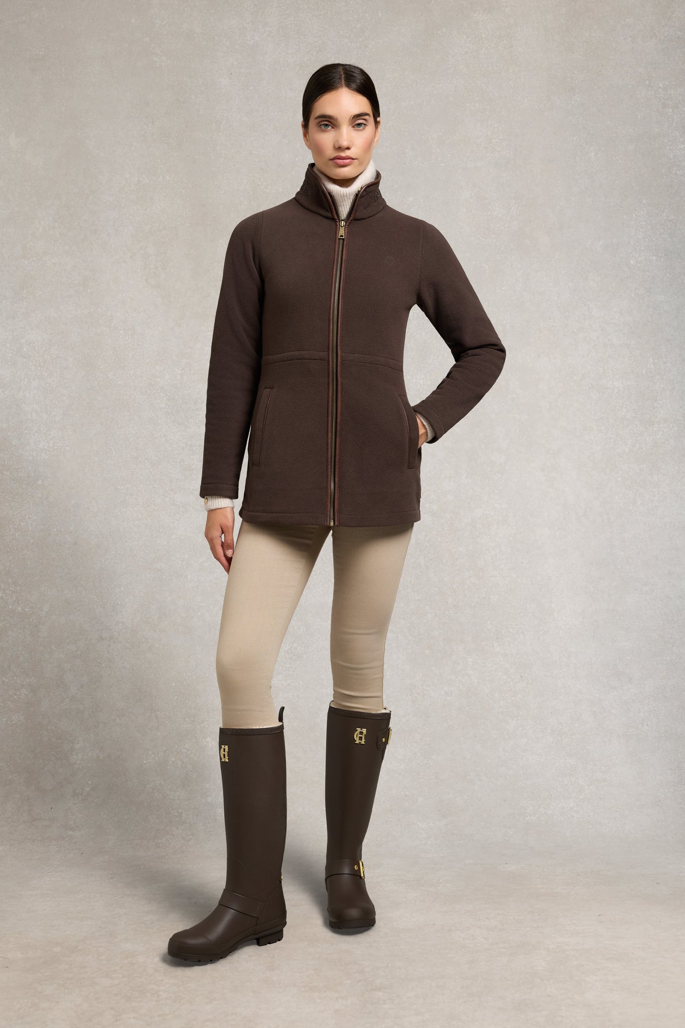 Sherpa Lined Regency Wellington (Chocolate Matte Gold)