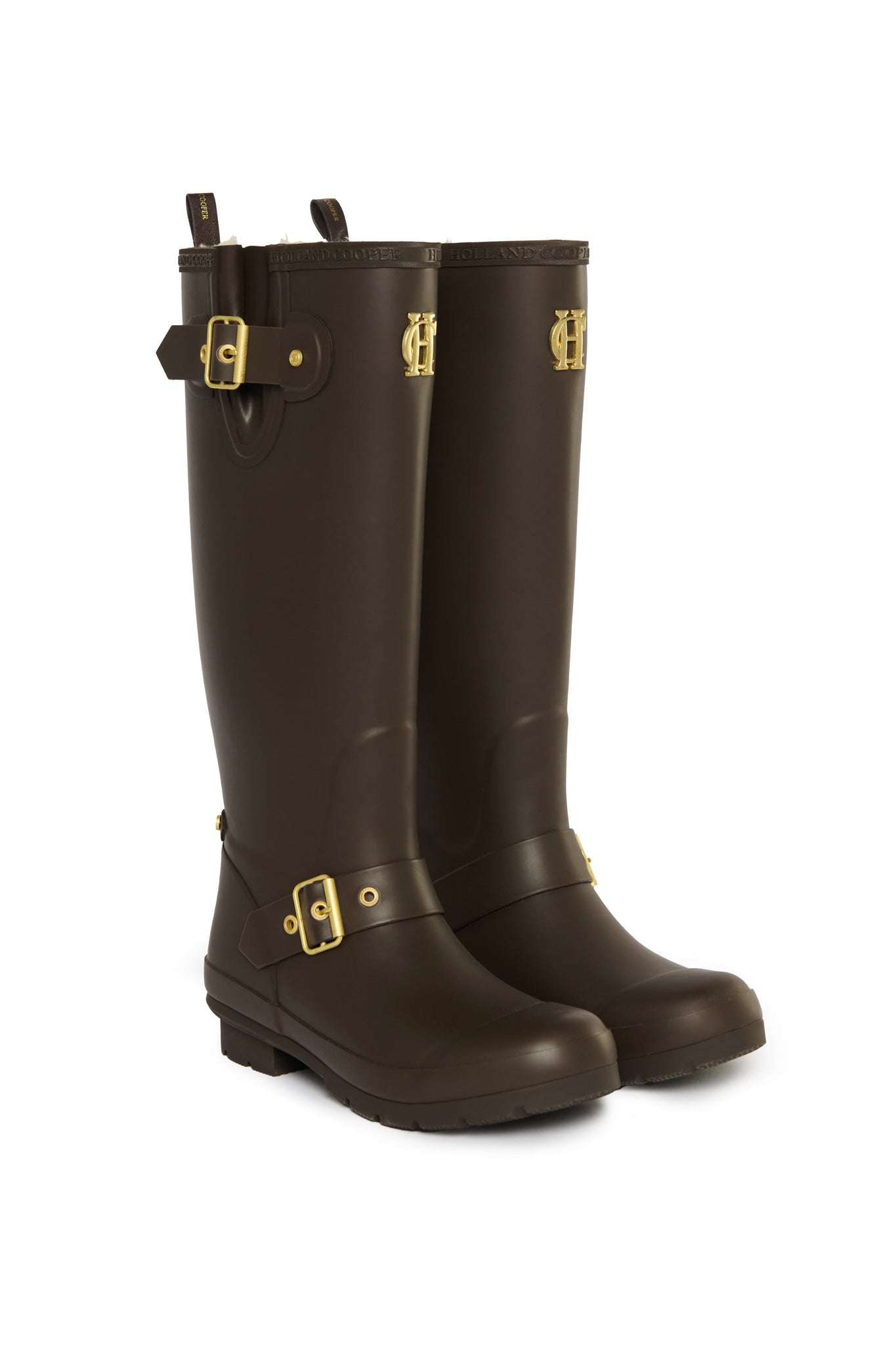 Sherpa Lined Regency Wellington (Chocolate Matte Gold)